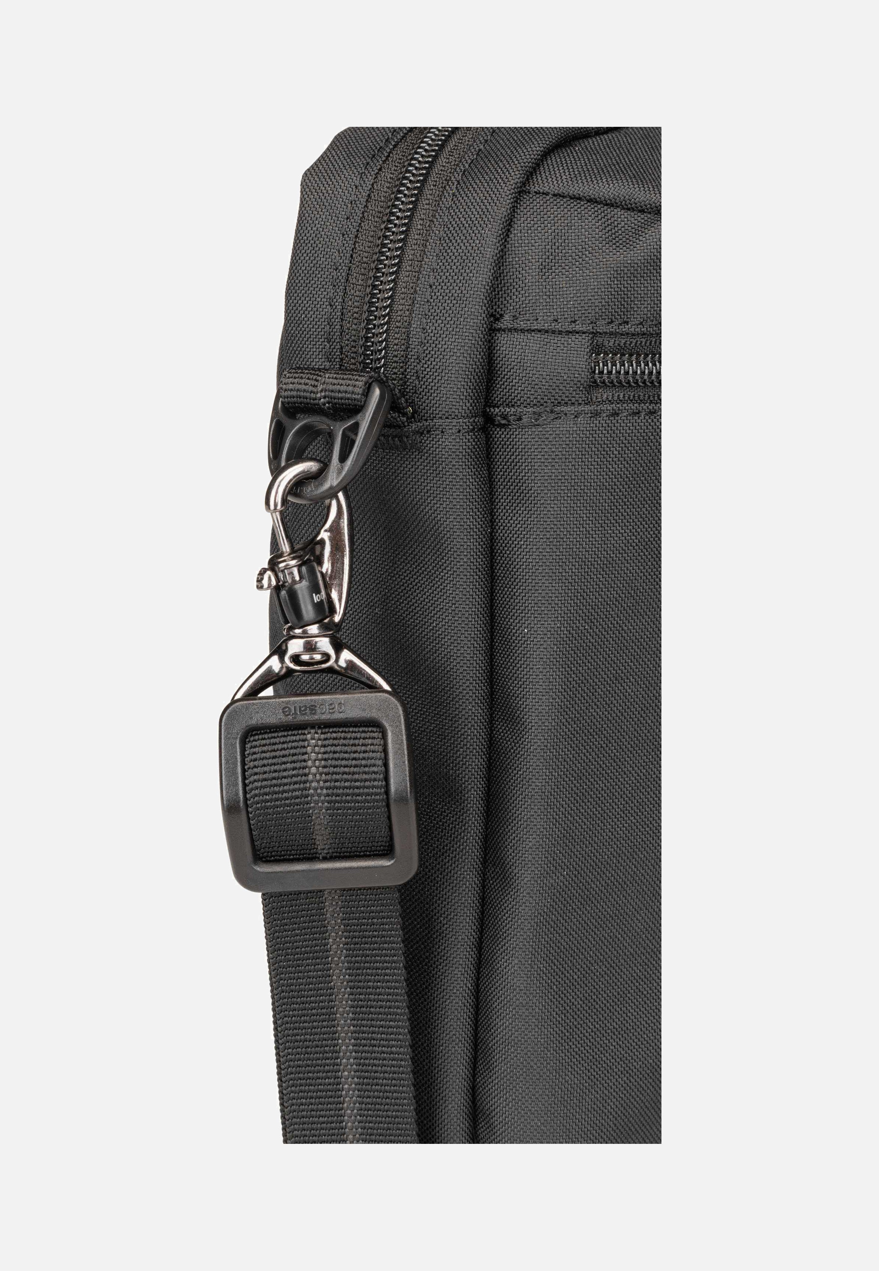 Pacsafe GO Festival Jet Black Crossbody Bag