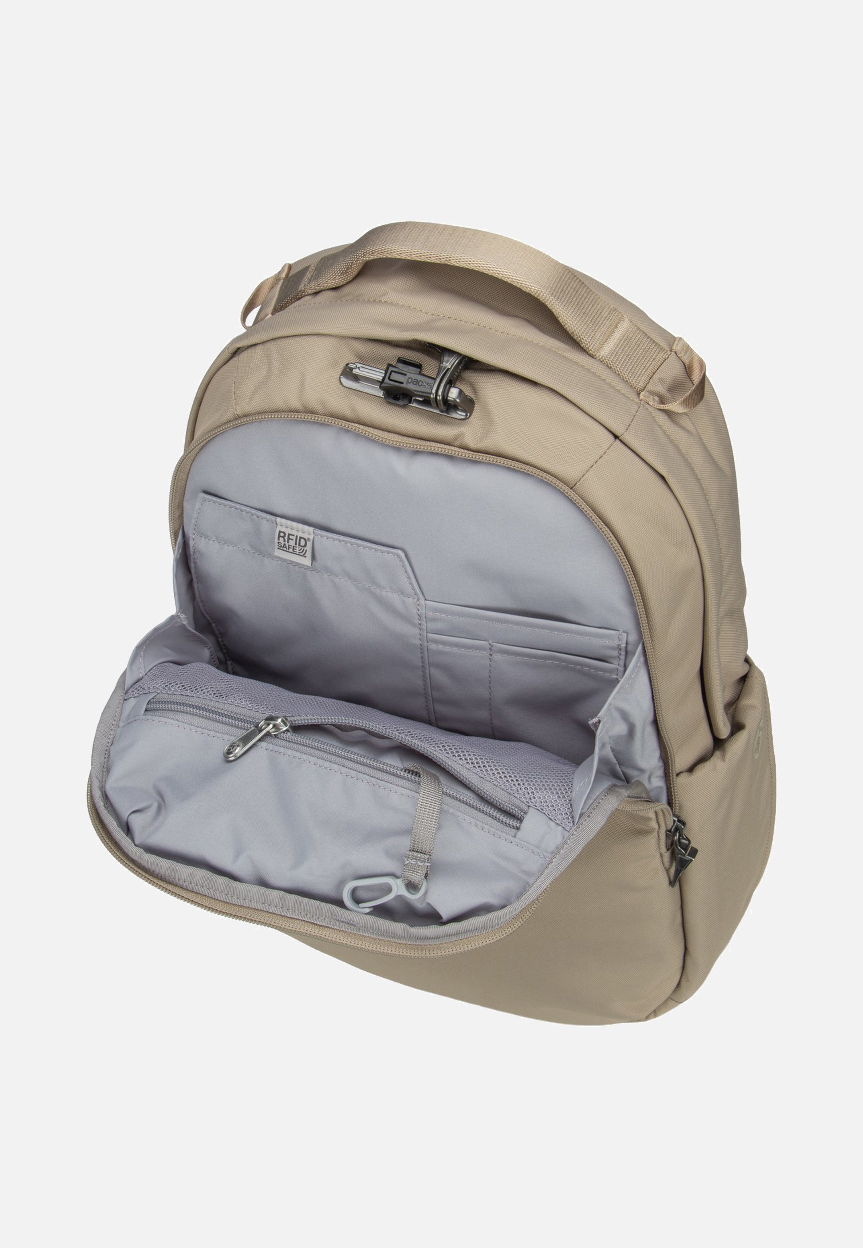 Pacsafe V 16L All-Around Beige Backpack
