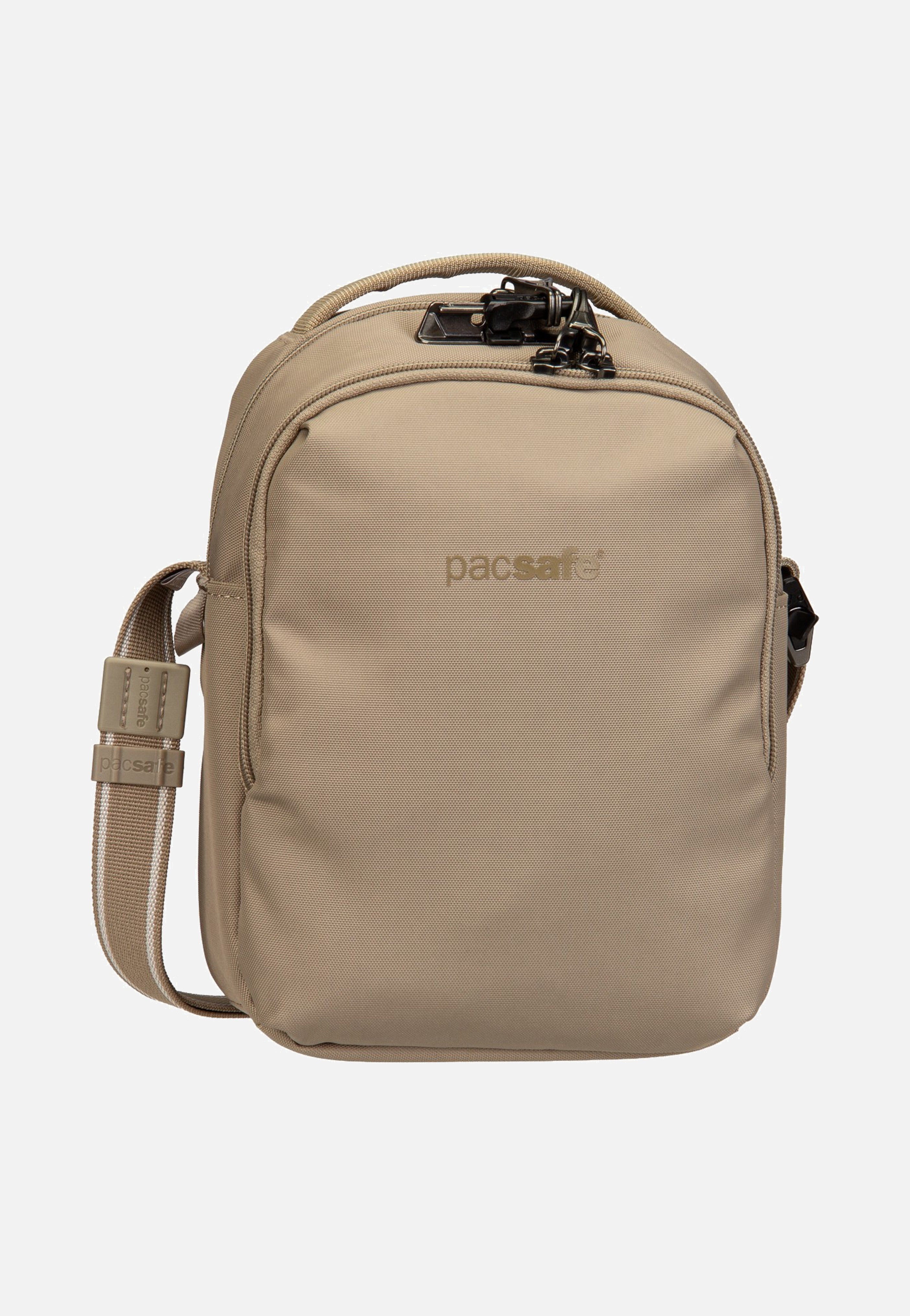 Pacsafe V Companion Beige Crossbody Bag