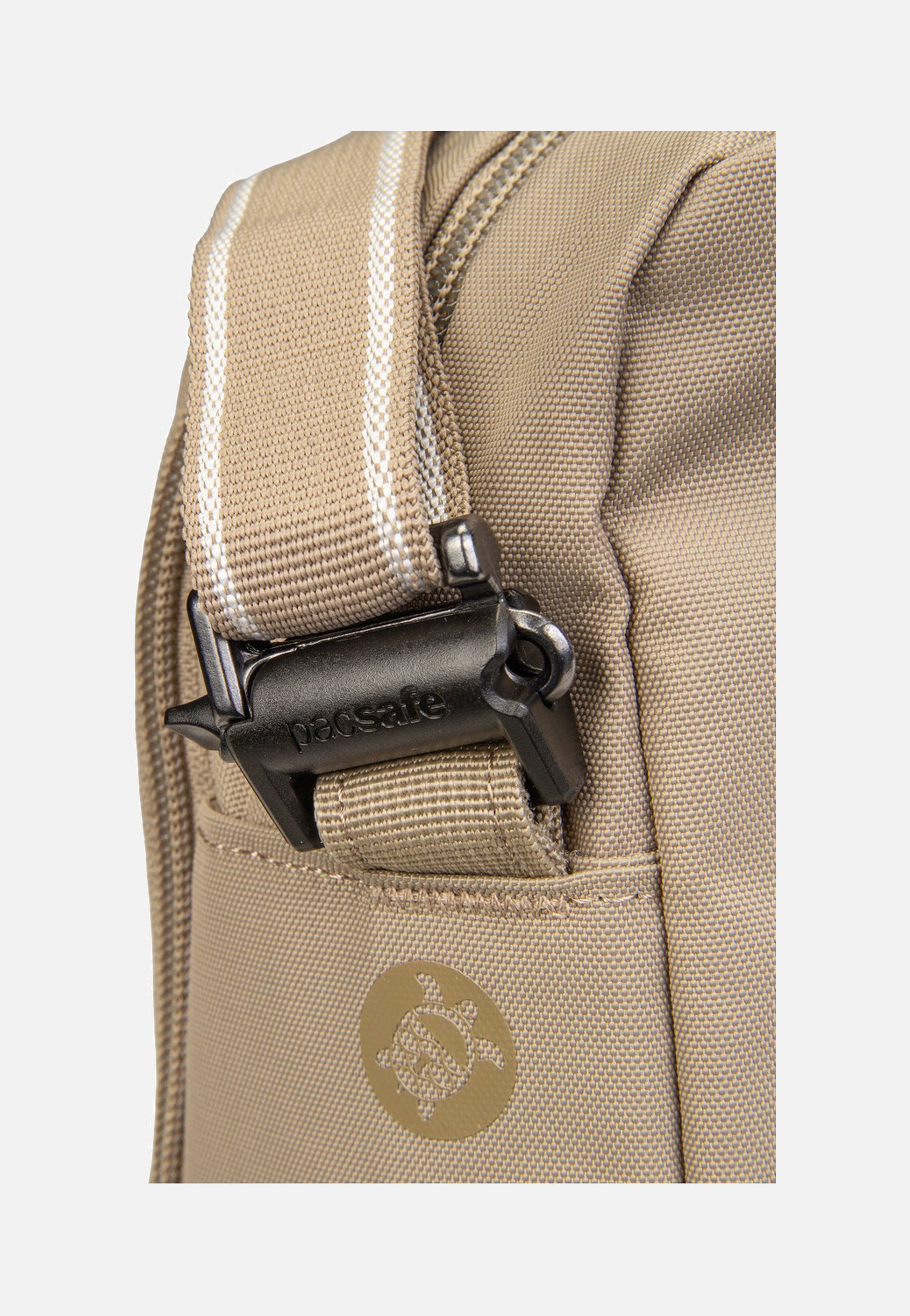 Pacsafe V Companion Beige Crossbody Bag