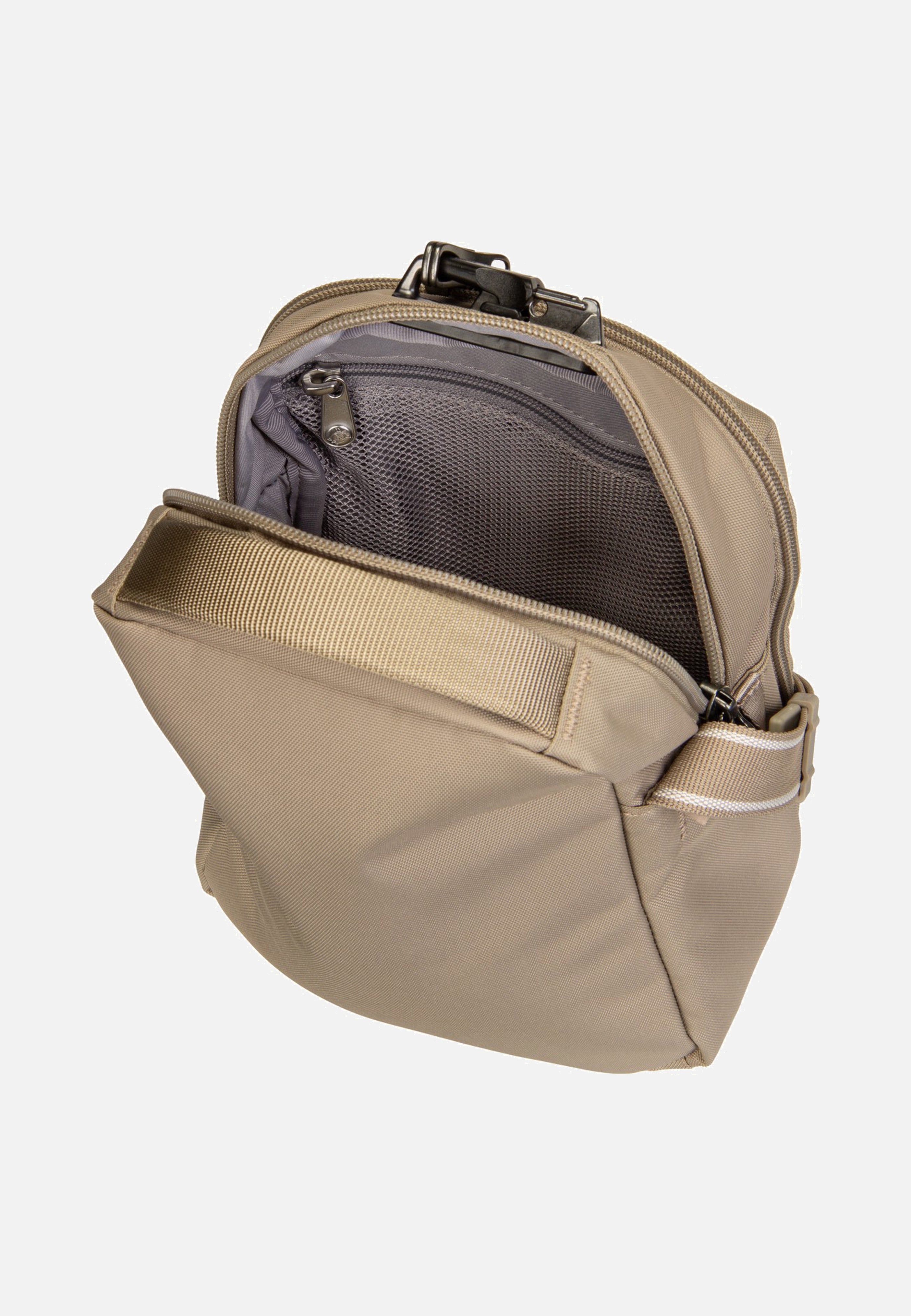 Pacsafe V Companion Beige Crossbody Bag