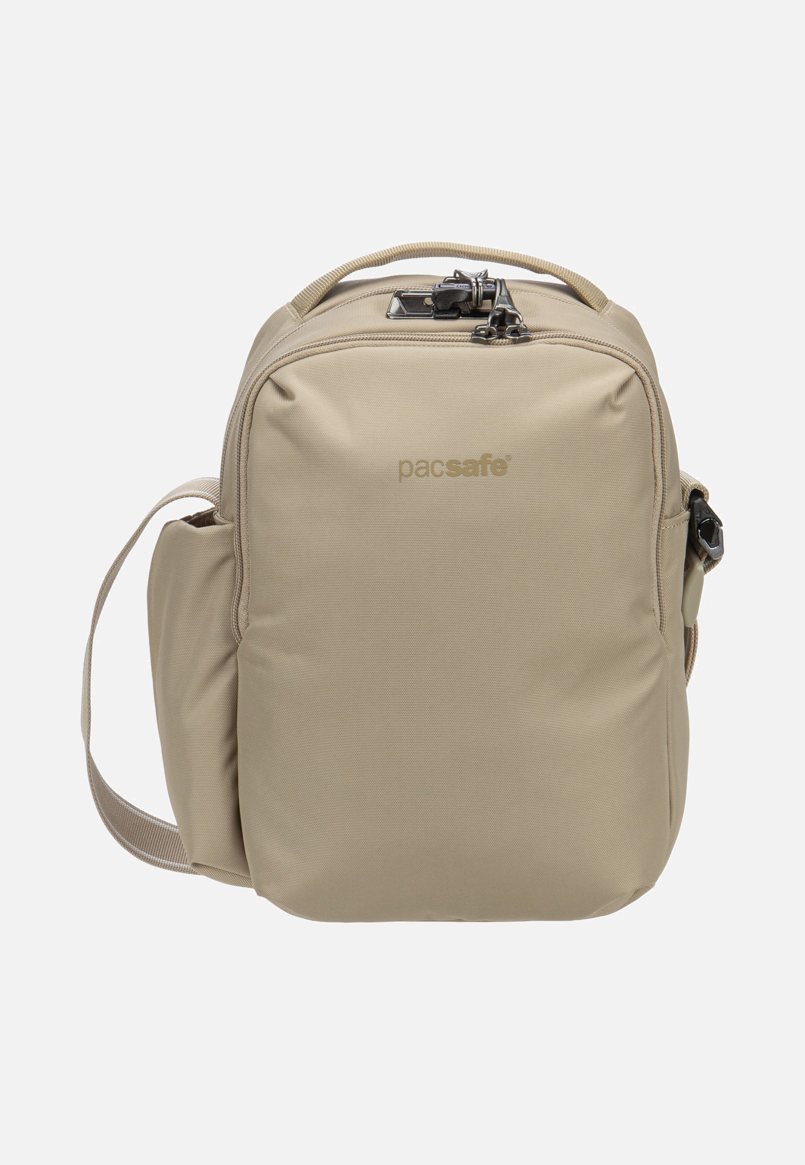 Pacsafe V Tour Beige Crossbody Bag