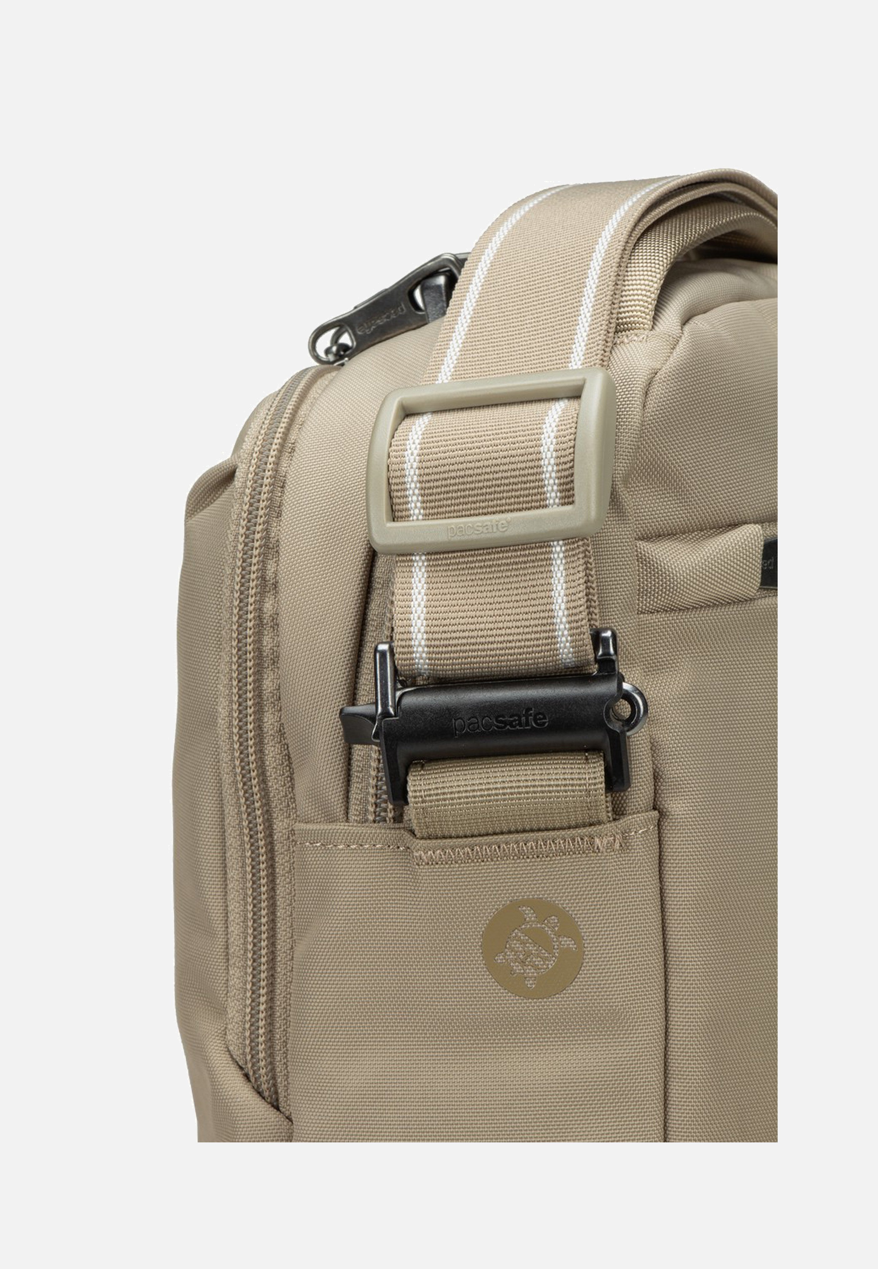 Pacsafe V Tour Beige Crossbody Bag