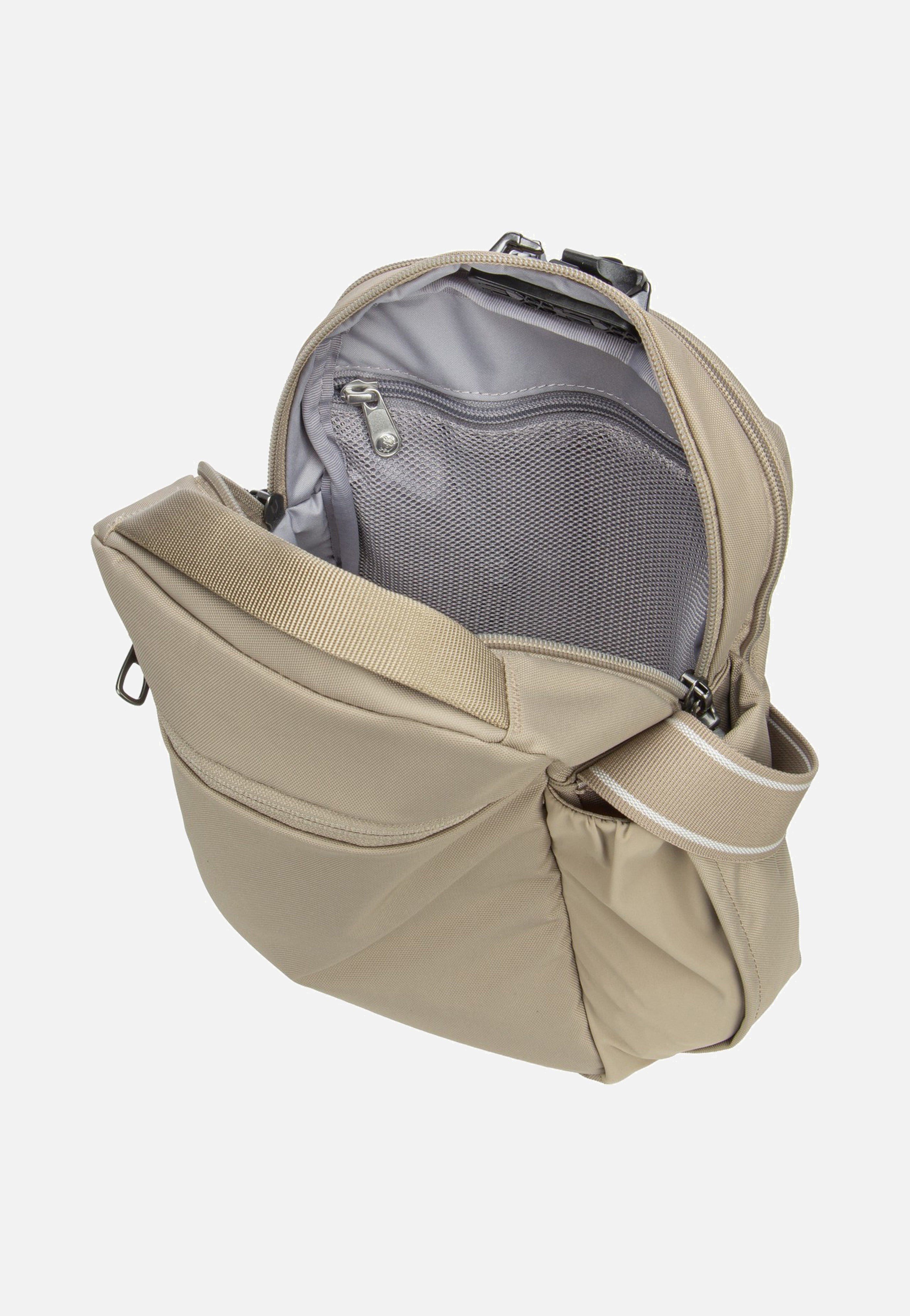 Pacsafe V Tour Beige Crossbody Bag
