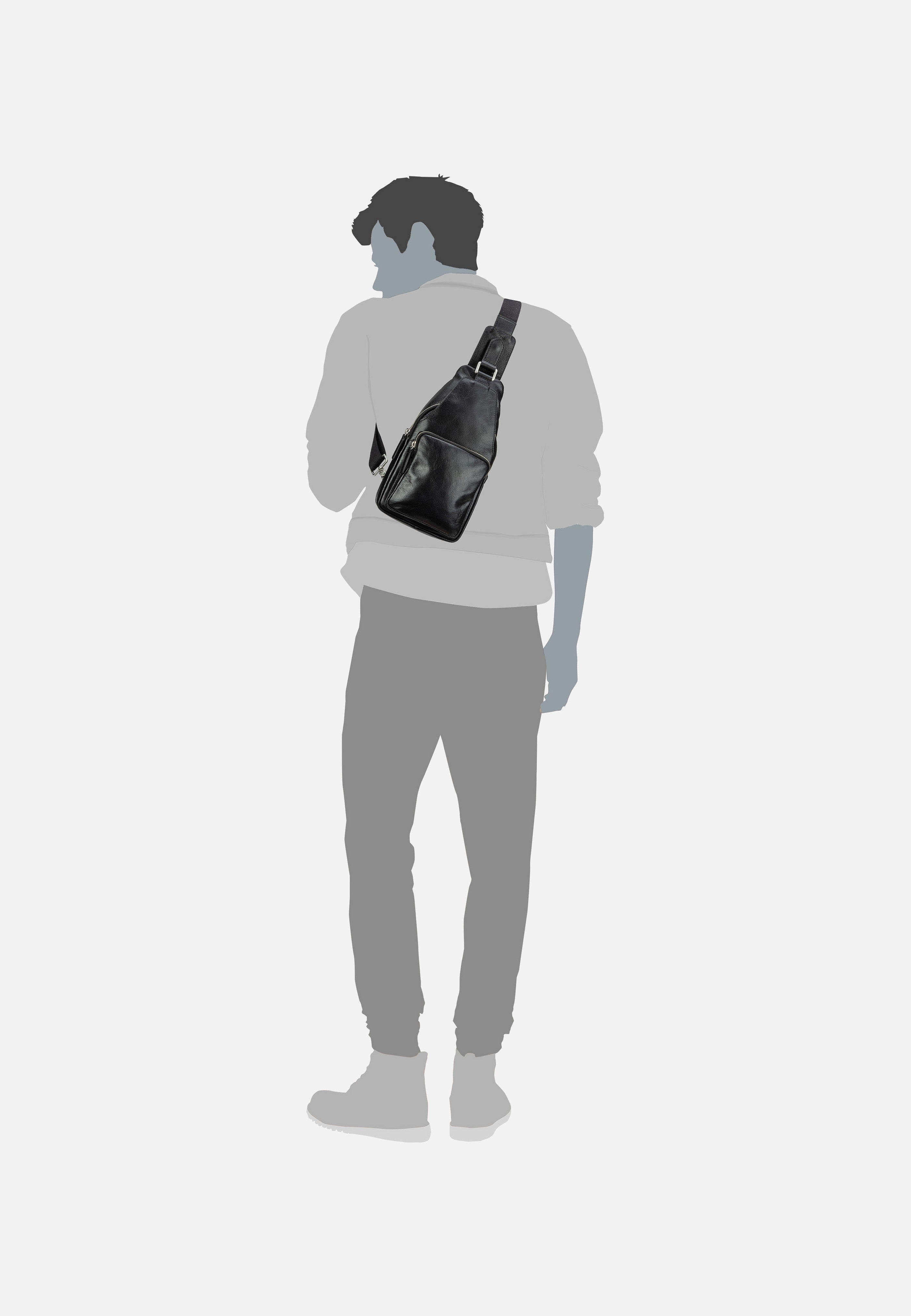 Picard - Buddy 5387 Schwarz - Sling Bag | Men-Image