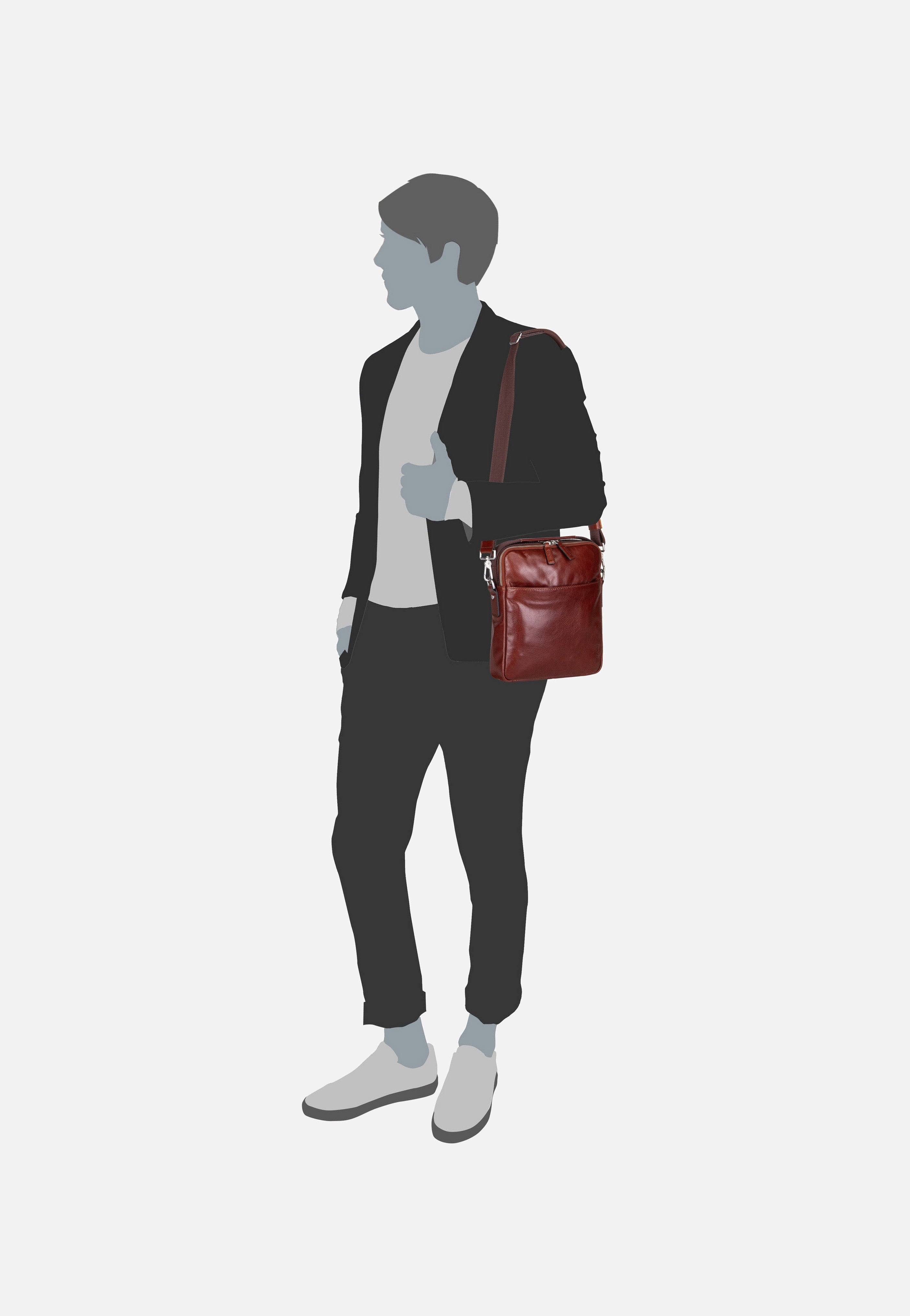 Picard - Buddy 5618 Cognac - Crossbody Bag | Men-Image