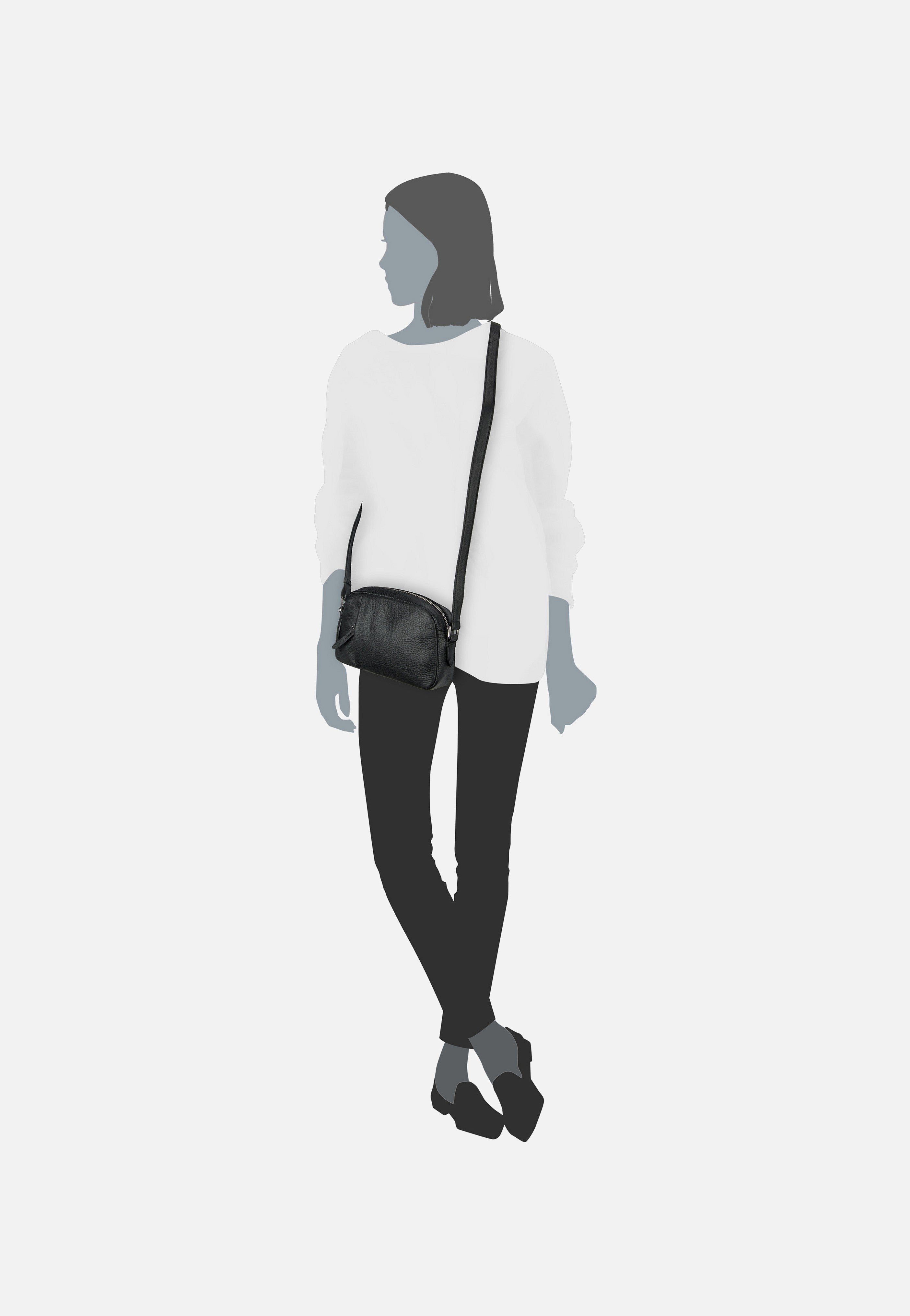 Picard Pure 9664 Schwarz Crossbody Bag