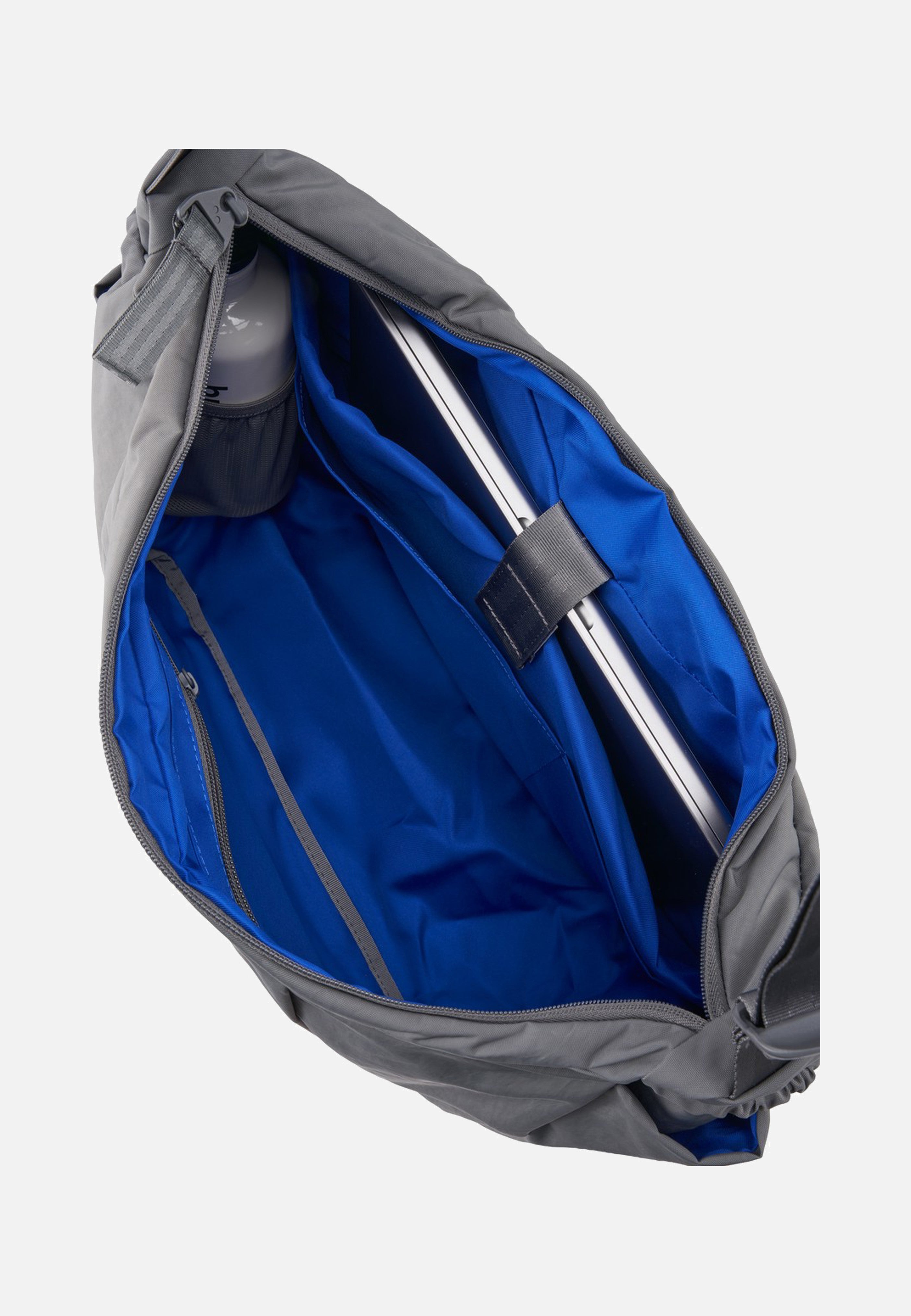 pinqponq Krumm Large Crinkle Grey Hobo Bag