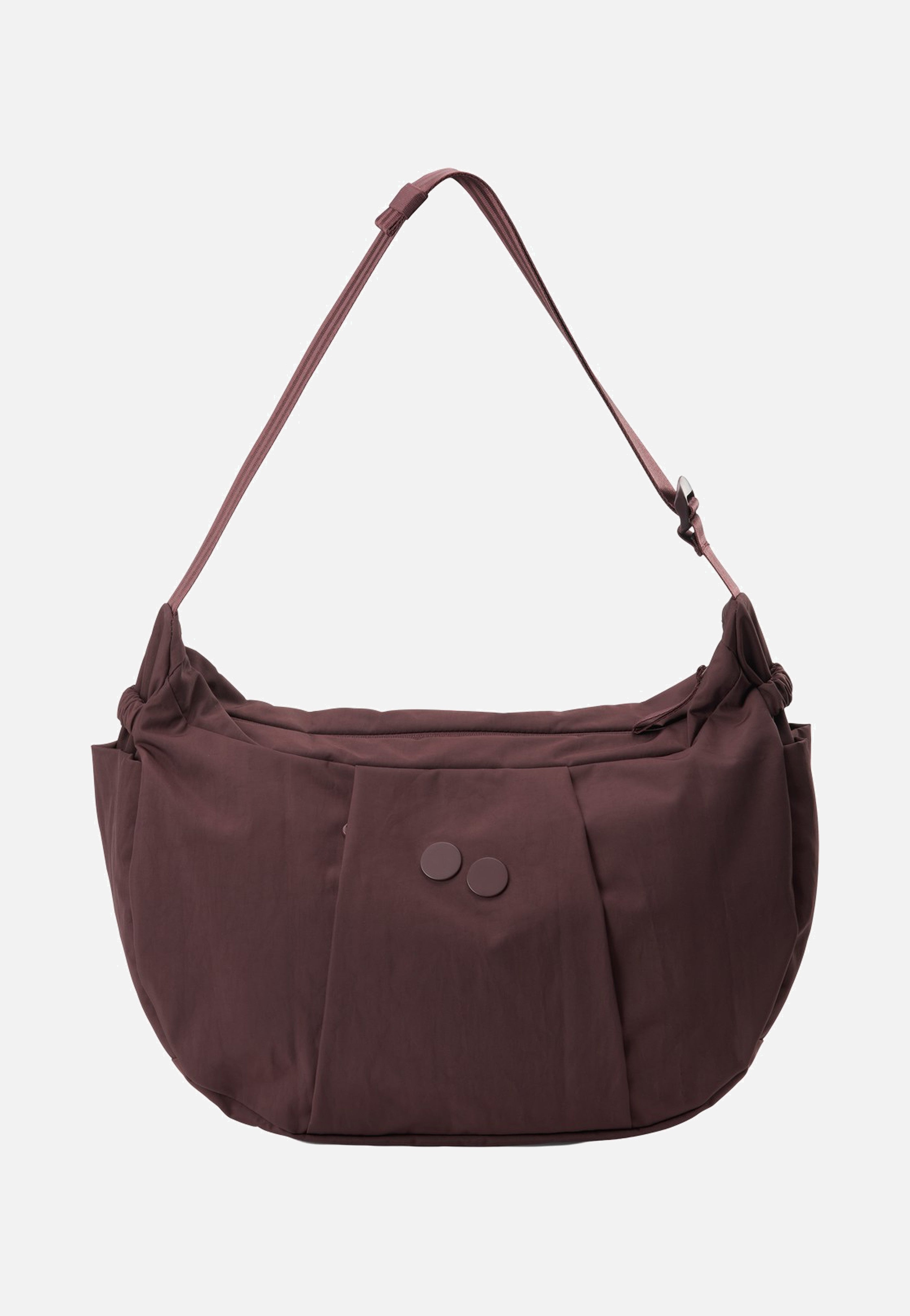 pinqponq Krumm Large Crinkle Mahagoni Hobo Bag