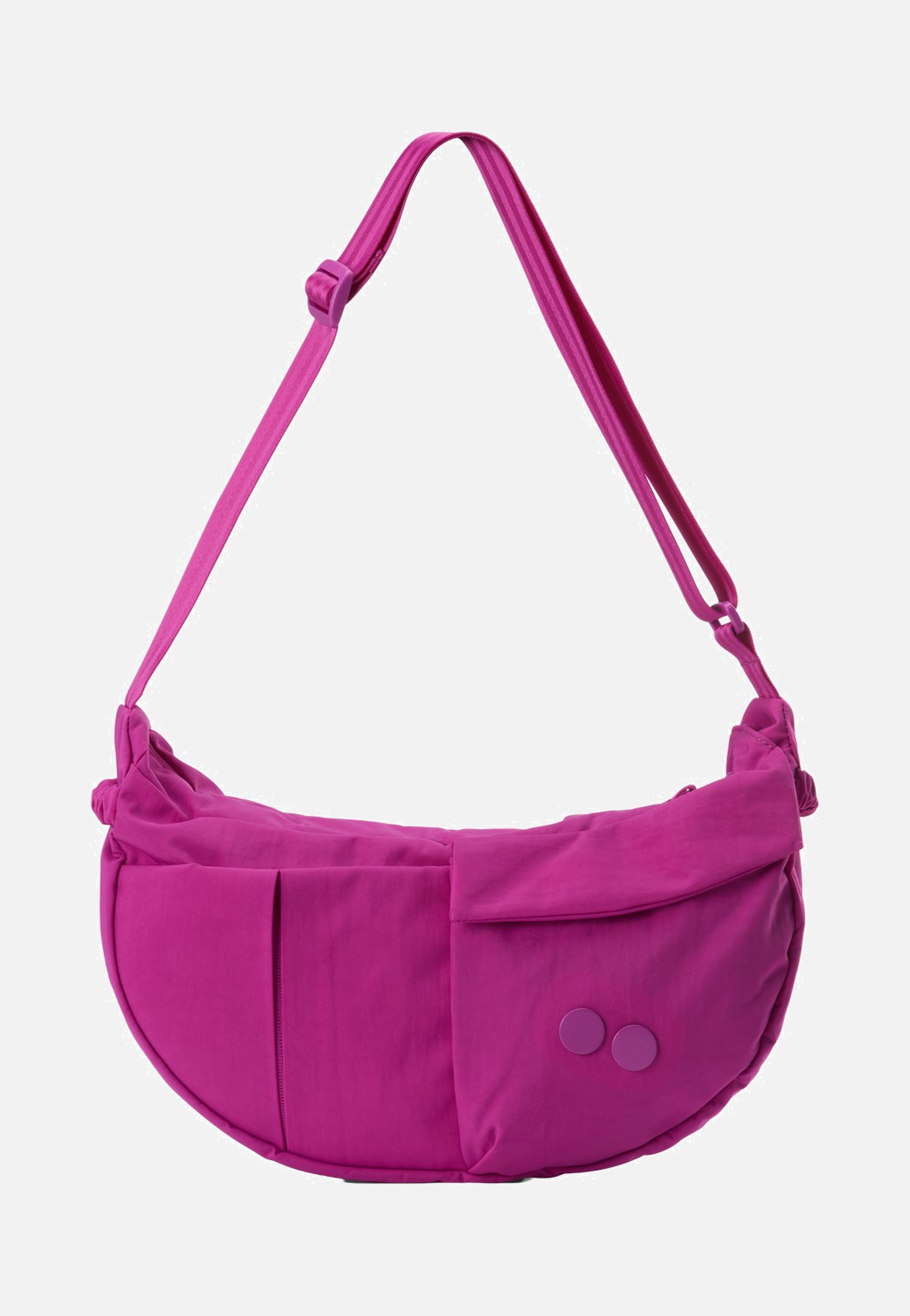 pinqponq Krumm Medium Crinkle Fuchsia Crossbody Bag