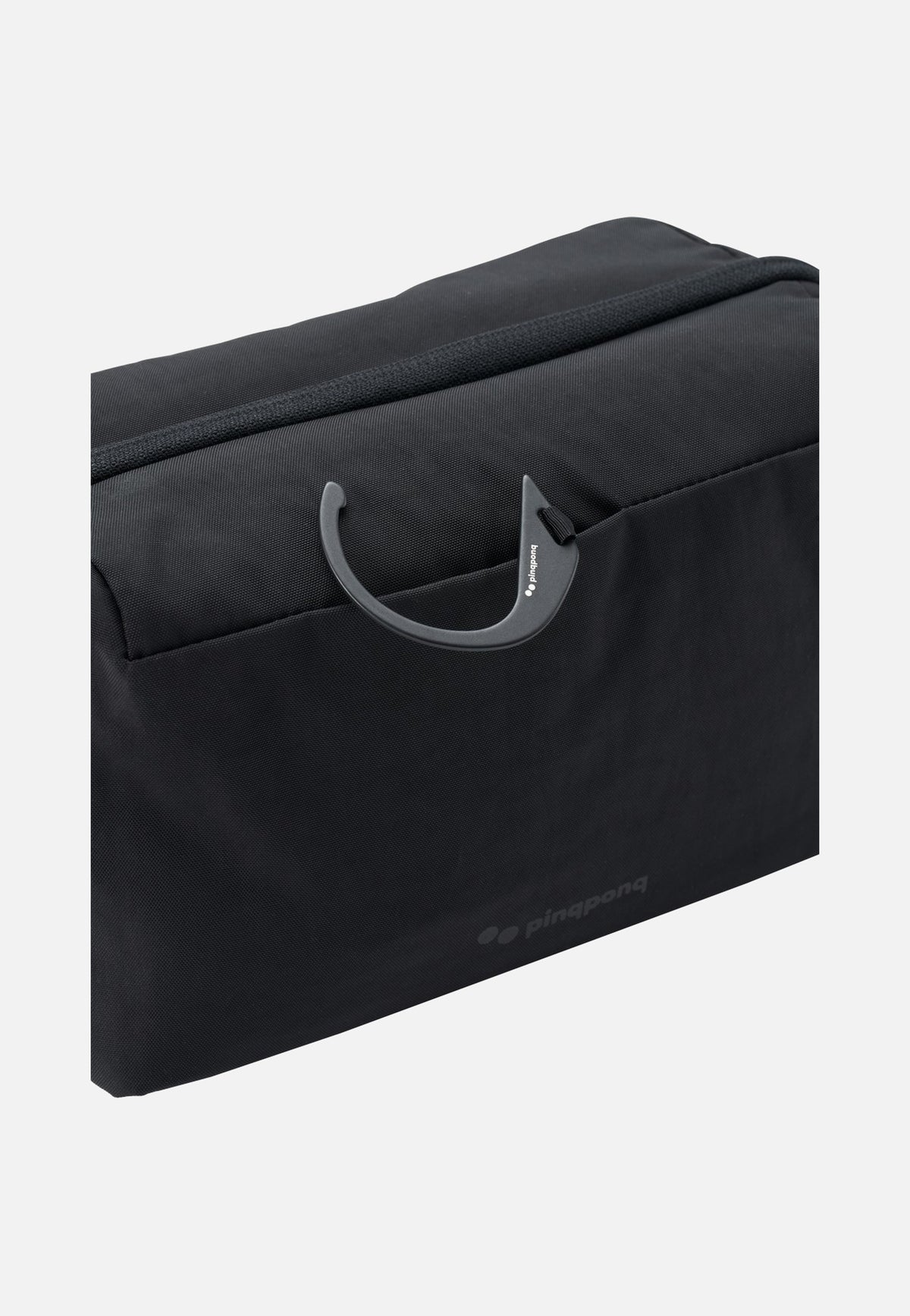 pinqponq Washbag Crinkle Black Toiletry Bag