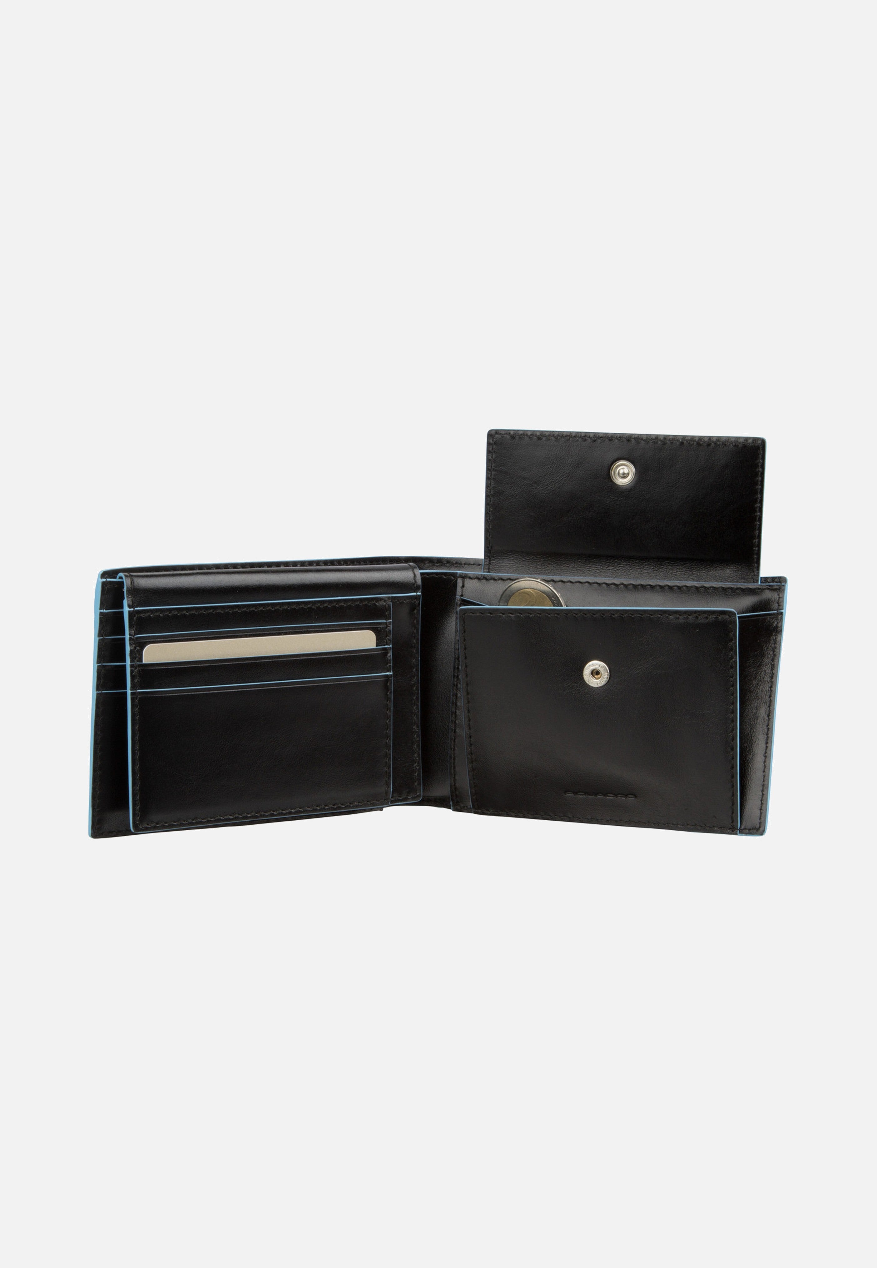 Piquadro Blue Square 1392 RFID Nero - Wallet | Sakoi