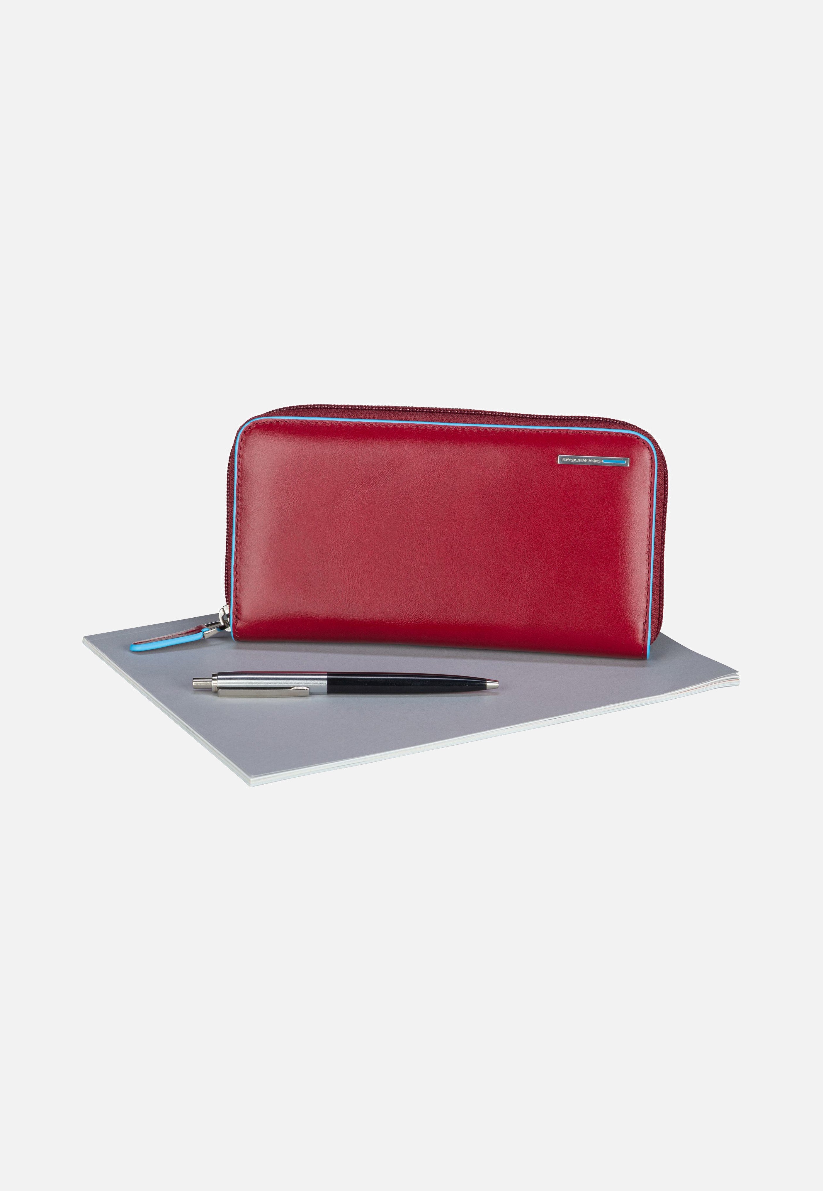 Piquadro - Blue Square 1515 RFID Rosso - Wallet | Women-Image