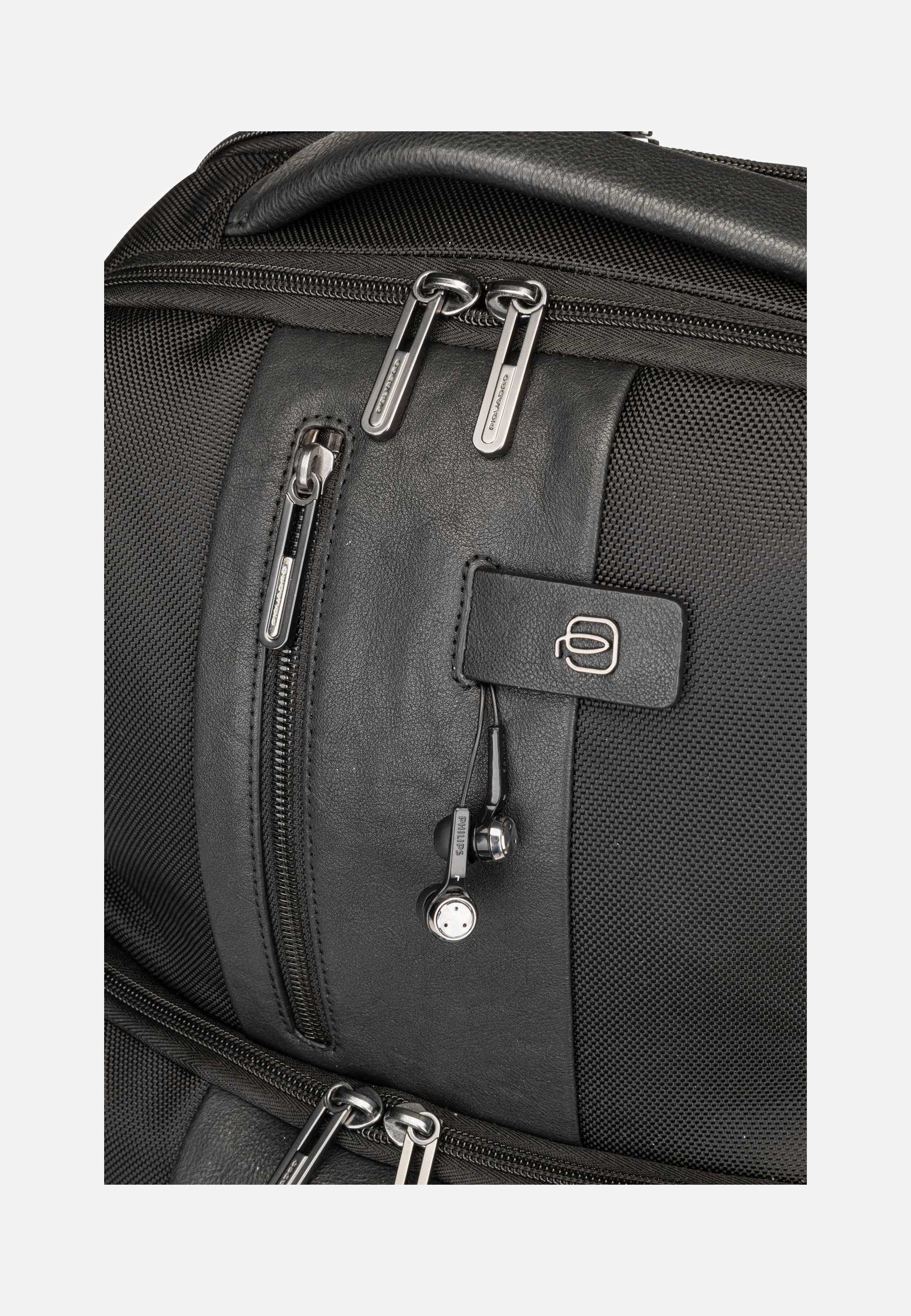 Piquadro - Brief Fast-Check 4532 RFID Nero - Backpack | Men-Image