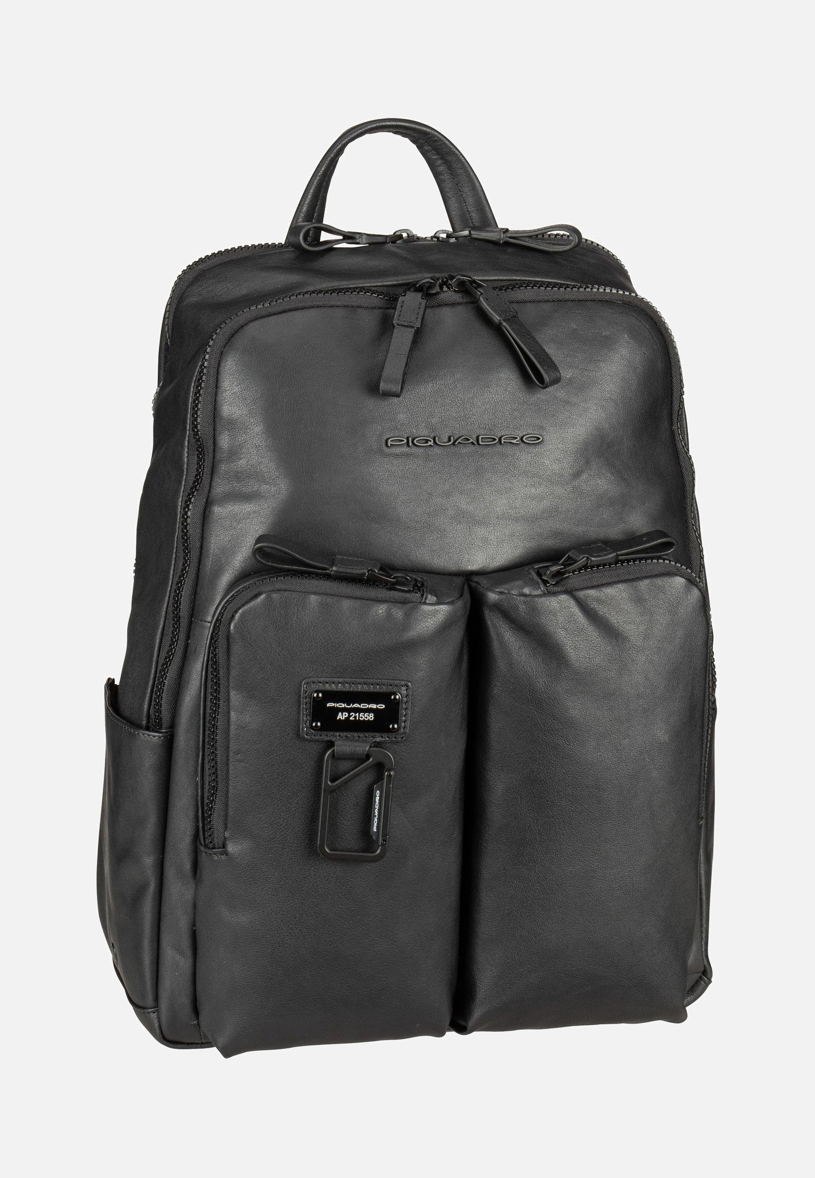 Piquadro - Harper 3869 RFID Nero - Backpack | Men-Image