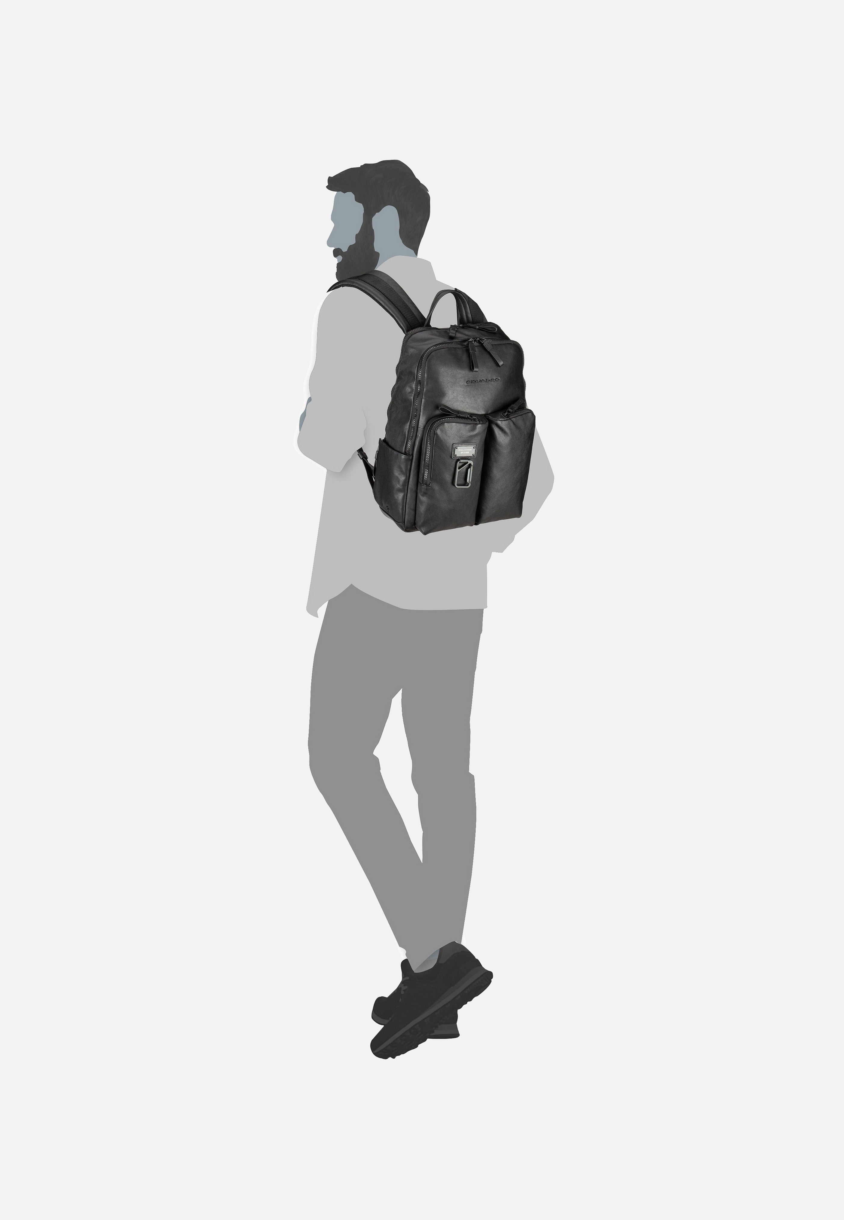 Piquadro Harper 3869 RFID Nero Backpack