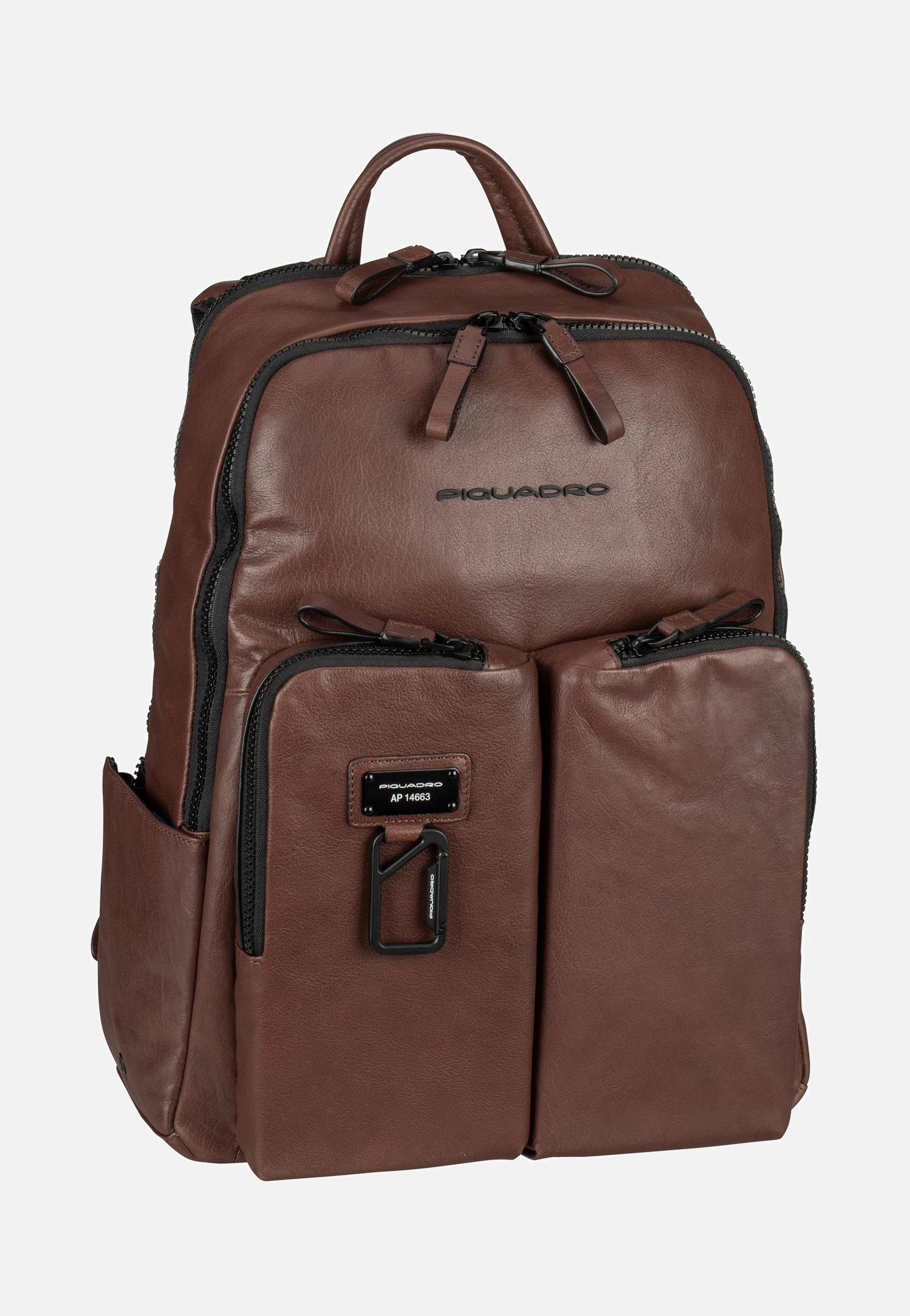 Piquadro - Harper 3869 RFID Testa di moro - Backpack | Men-Image