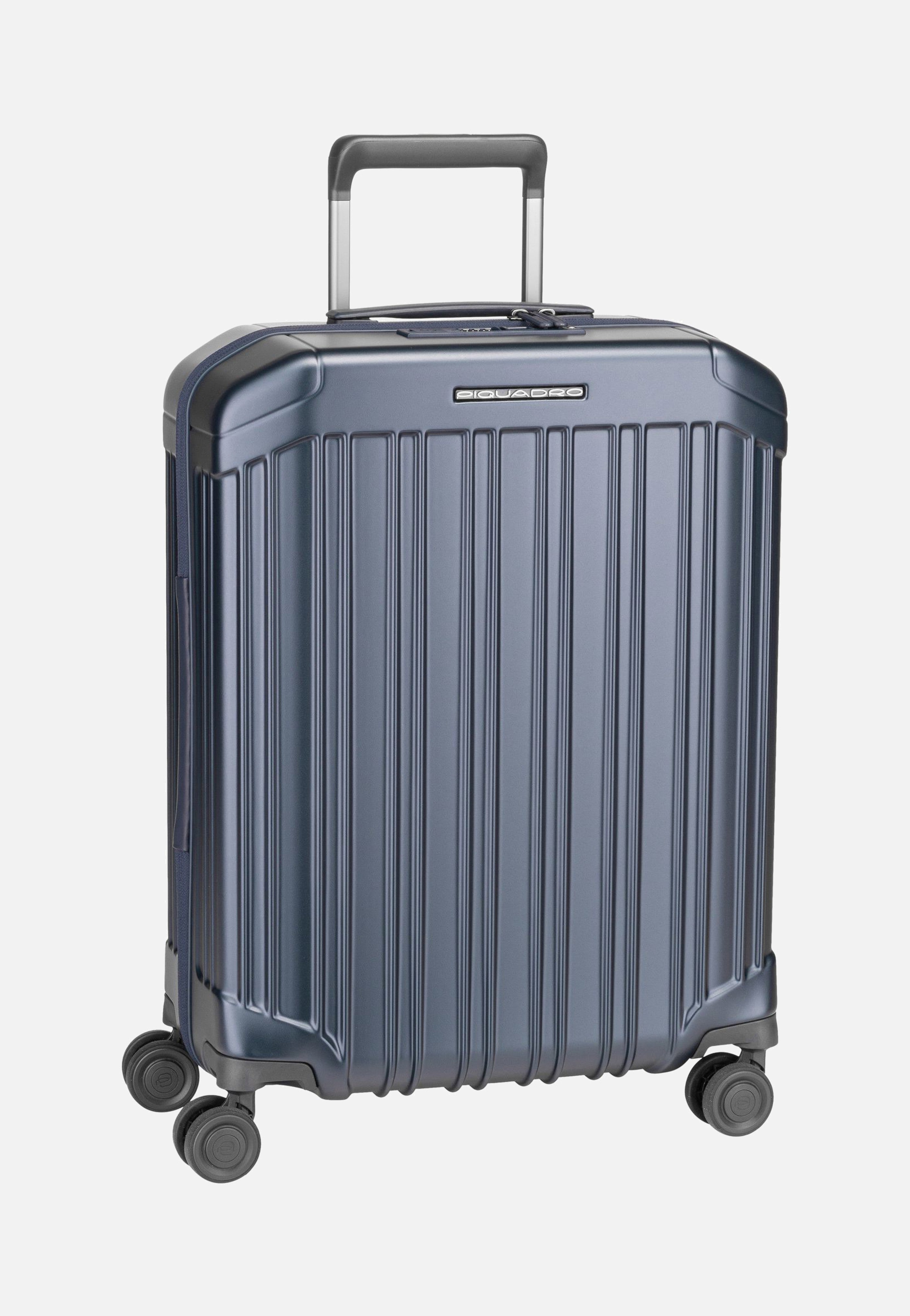 Piquadro - PQ Light Slim Cabin Spinner 4425 Blu Opaco - Suitcase | Neutral-Image