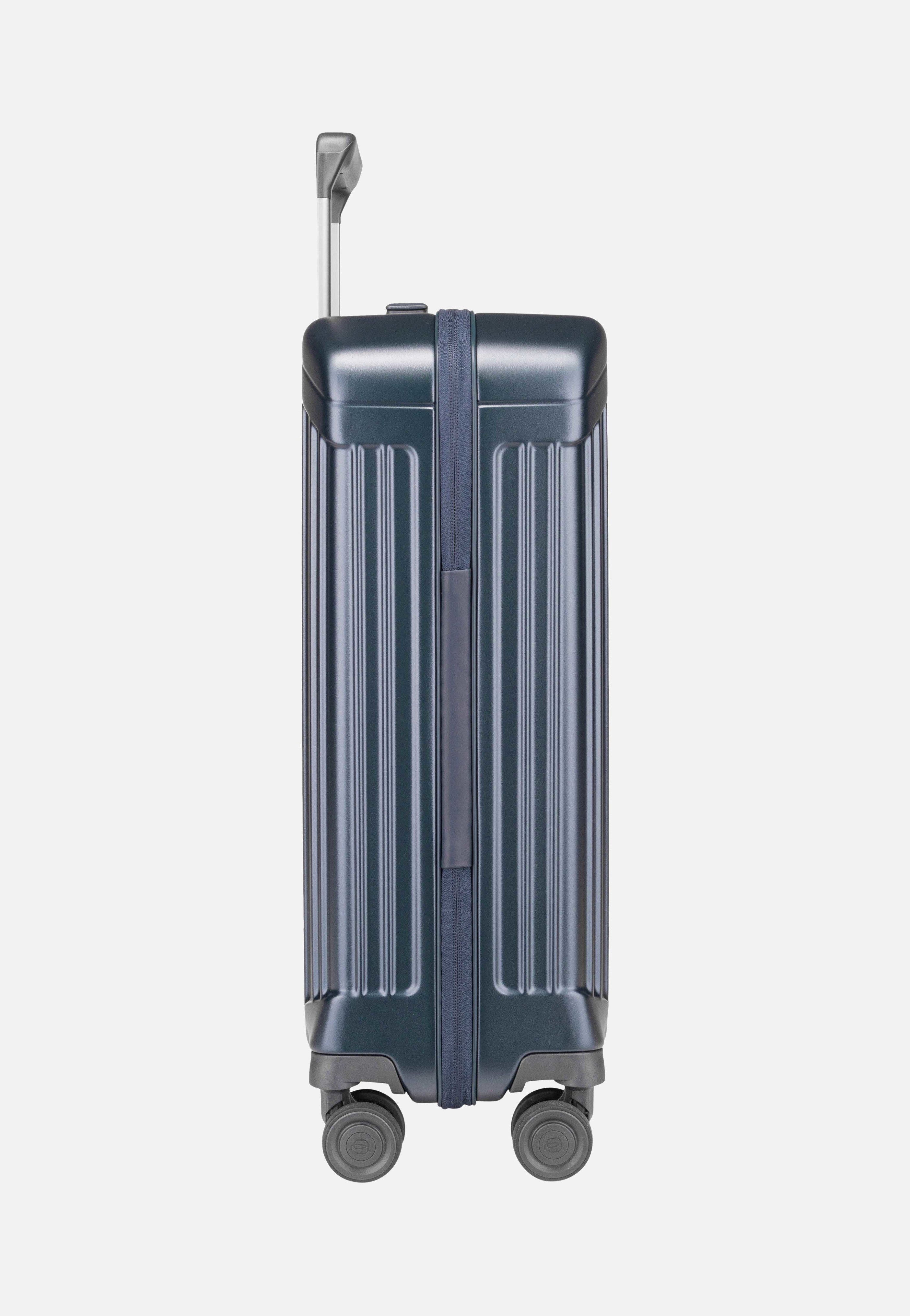 Piquadro - PQ Light Slim Cabin Spinner 4425 Blu Opaco - Suitcase | Neutral-Image