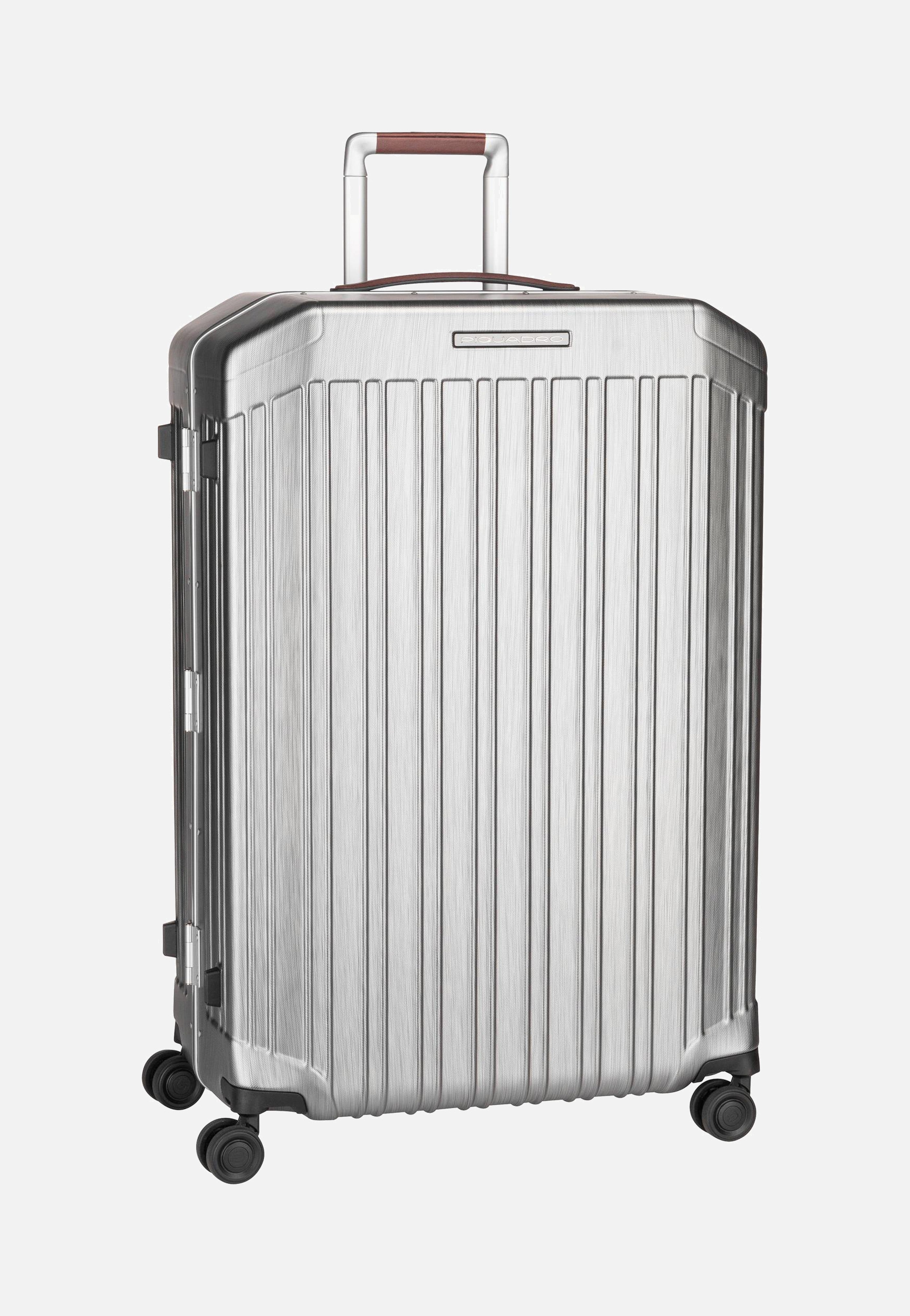 Piquadro - PQ-LM Big Spinner 4428 Nero-Cuoio - Suitcase | Neutral-Image