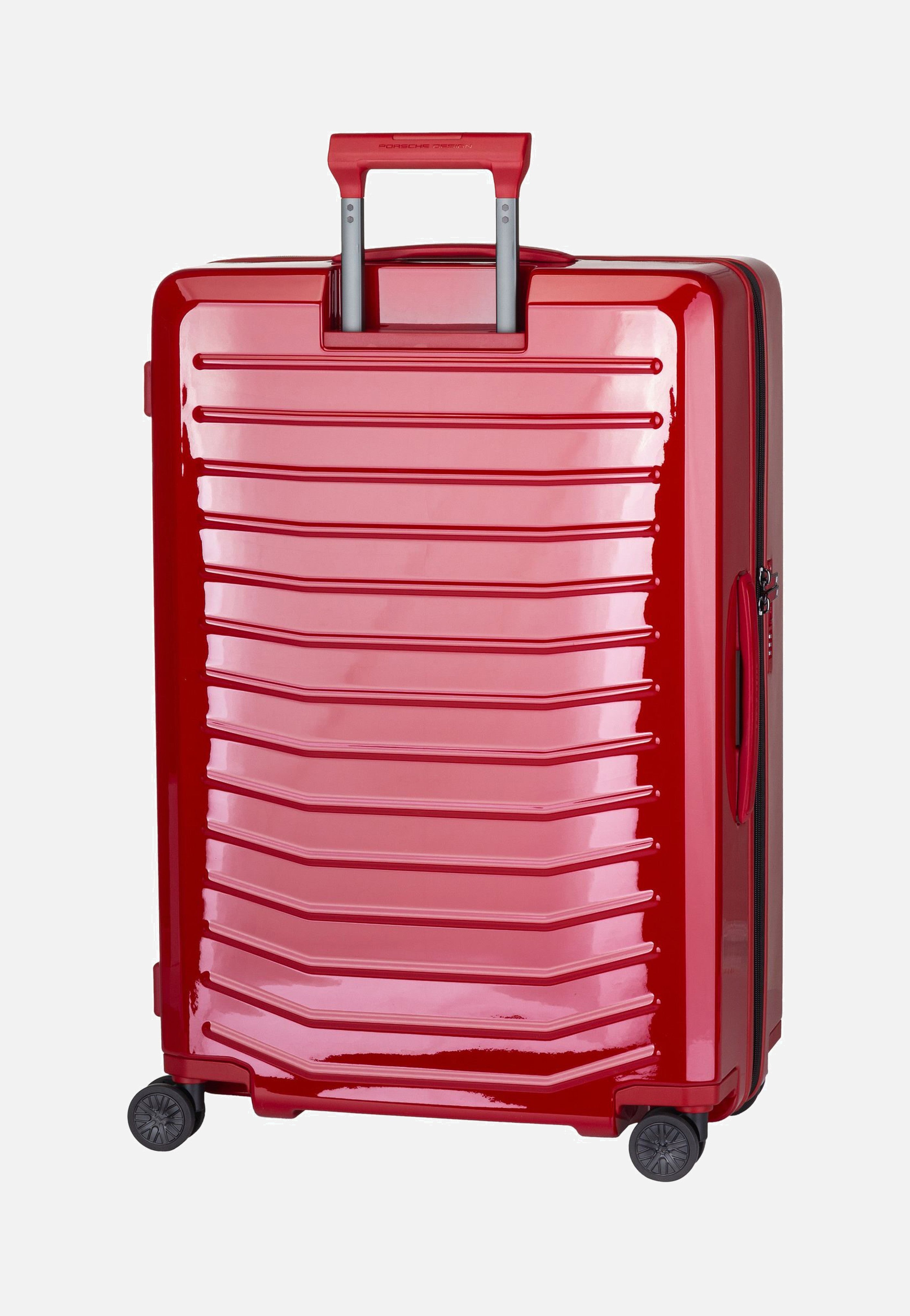 Porsche Design Roadster 4W Trolley L Carmine Red - Suitcase | Sakoi