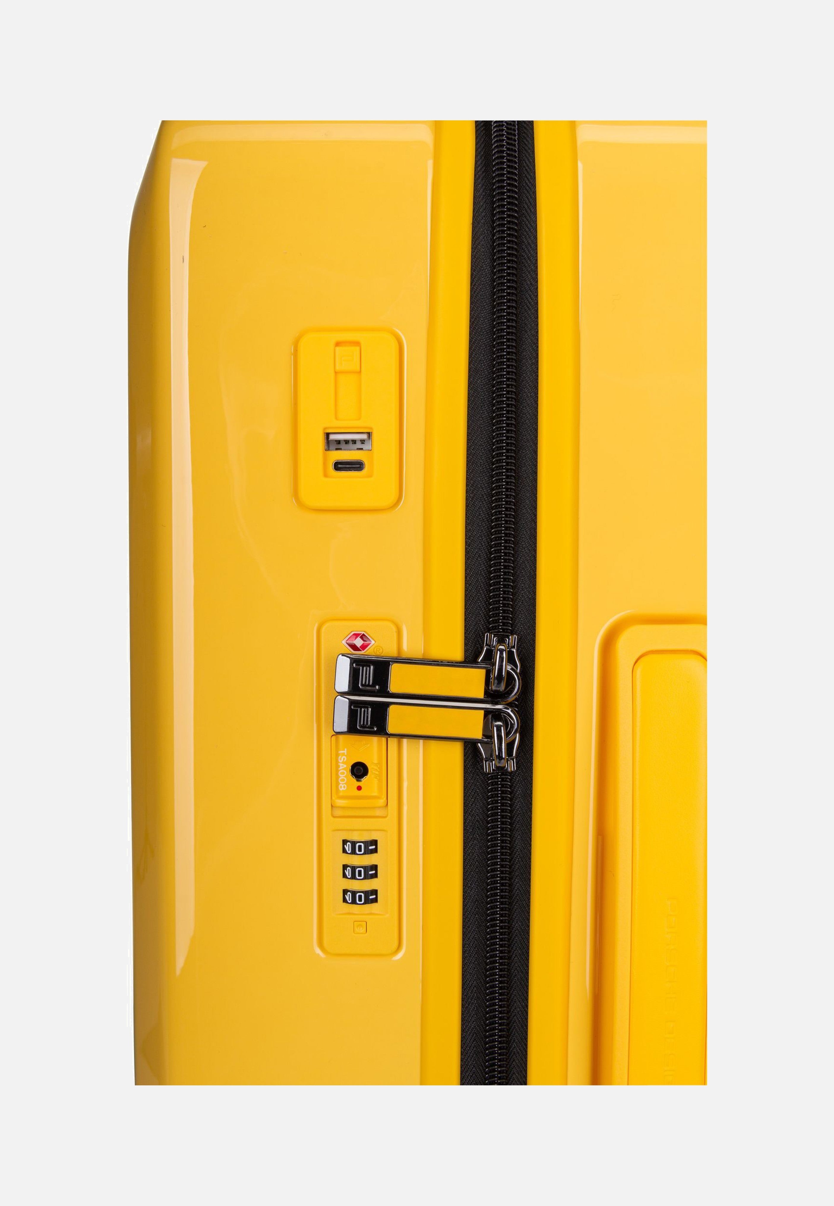 Porsche Design Roadster 4W Trolley S Racing Yellow Suitcase