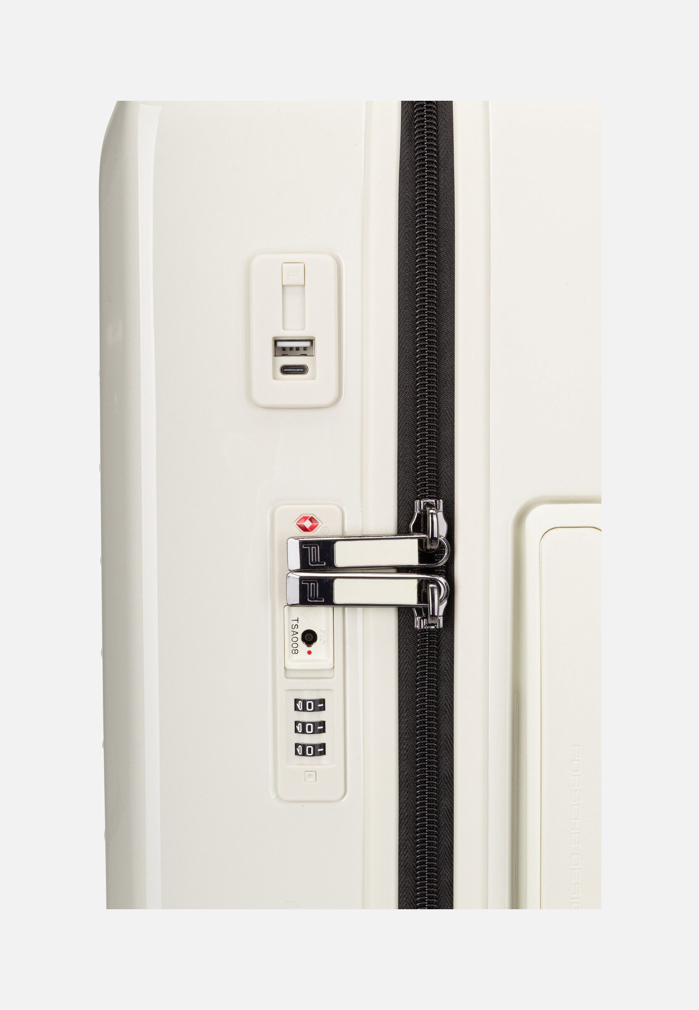 Porsche Design Roadster 4W Trolley S White Suitcase