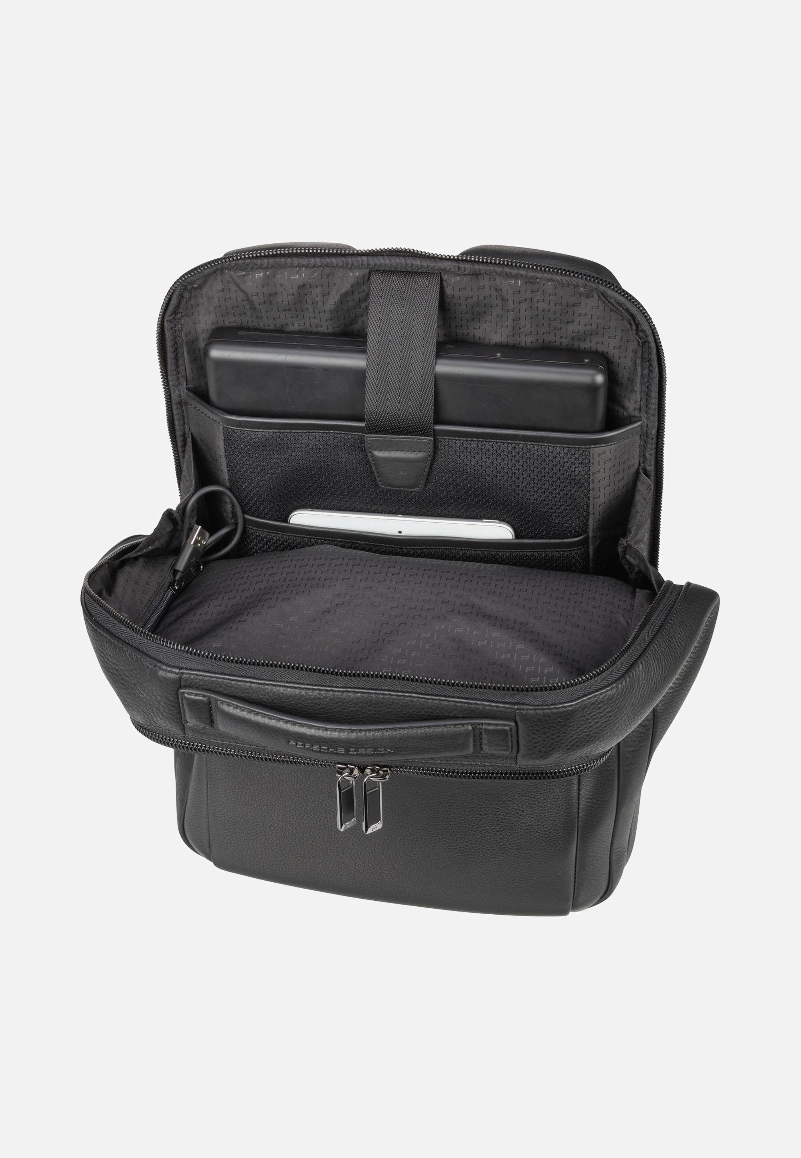 Porsche Design - Roadster Leather S1 Black - Backpack | Men-Image