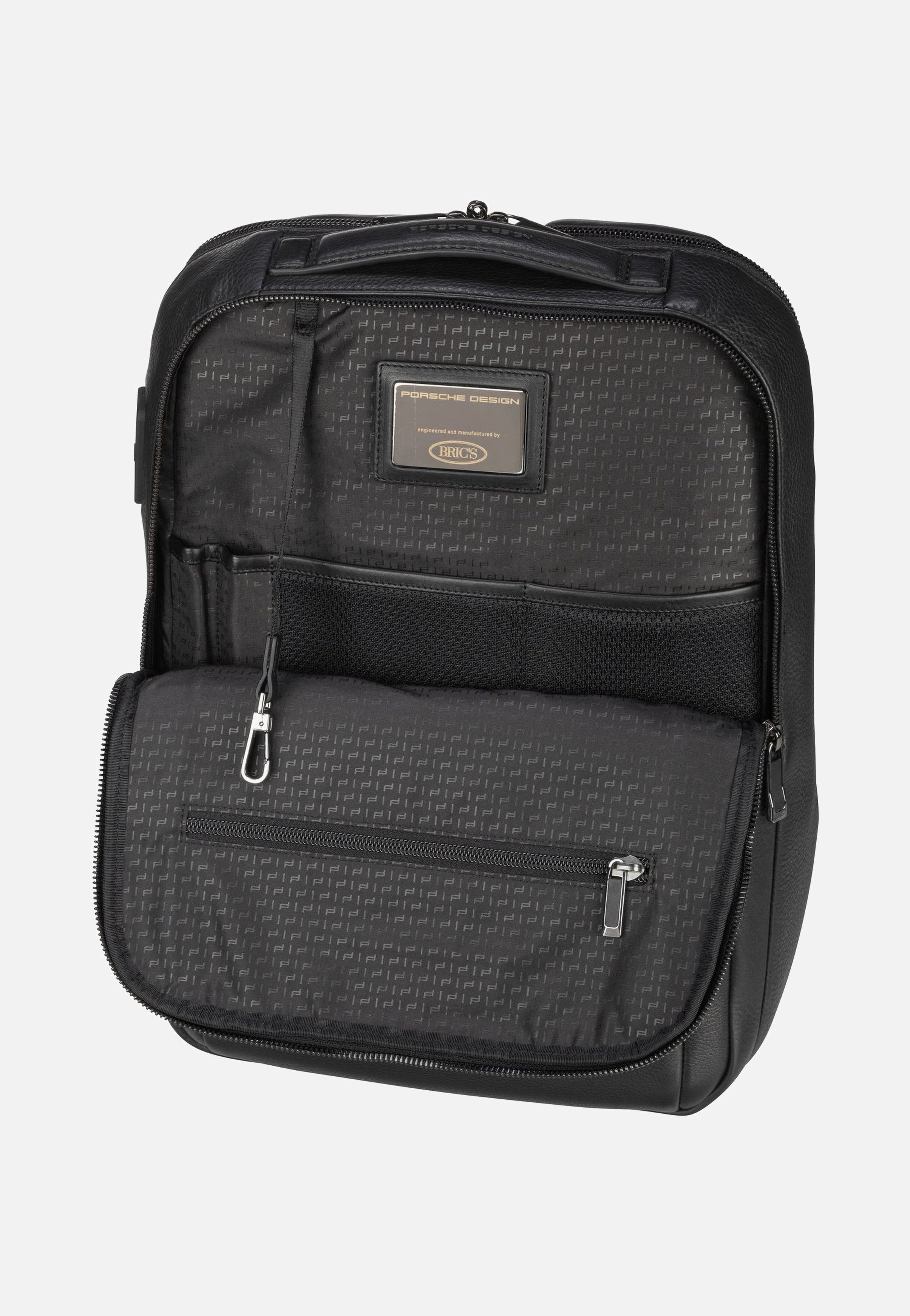 Porsche Design - Roadster Leather S1 Black - Backpack | Men-Image