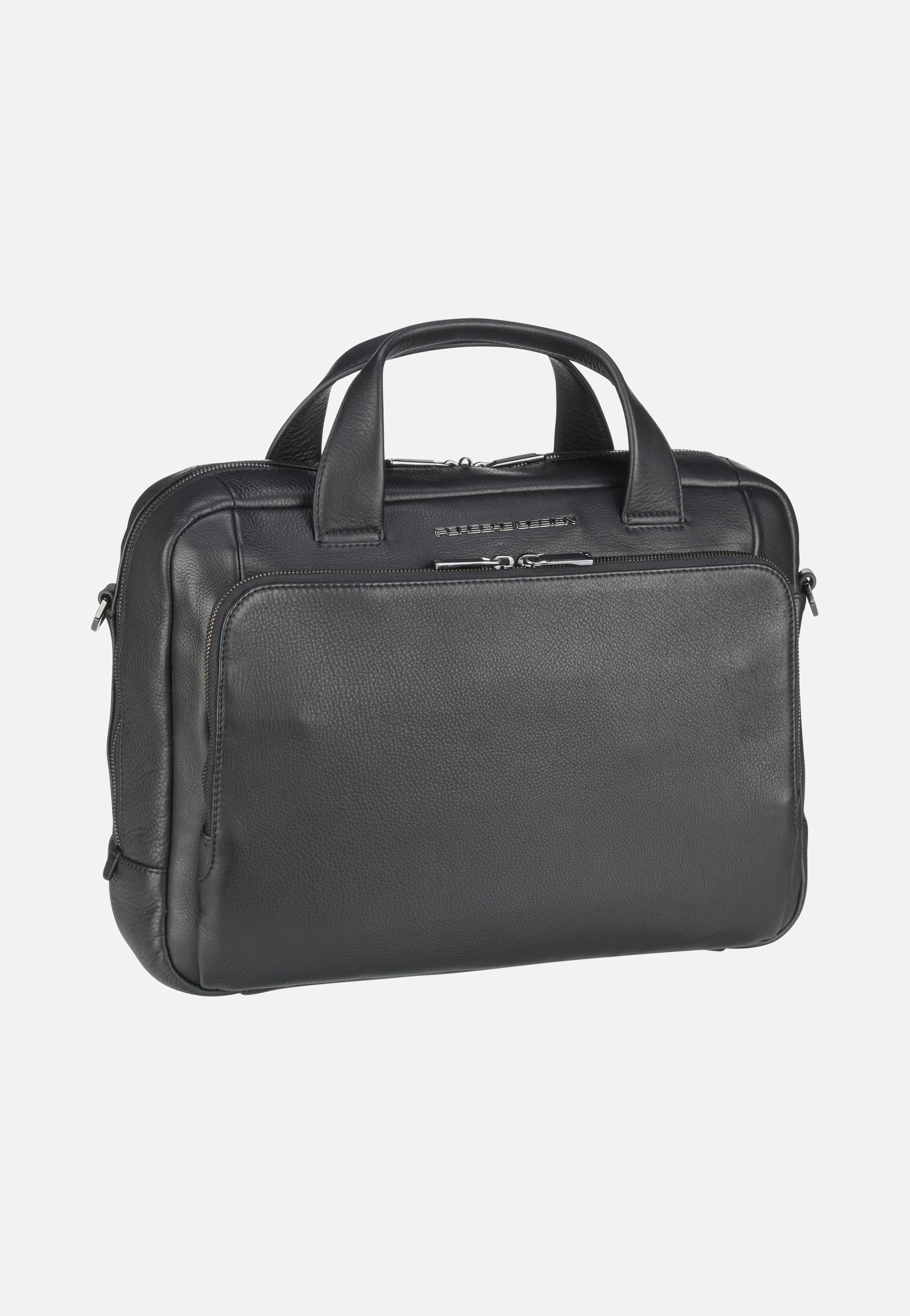Porsche Design - Roadster Leather S 1500 Black - Briefcase | Men-Image
