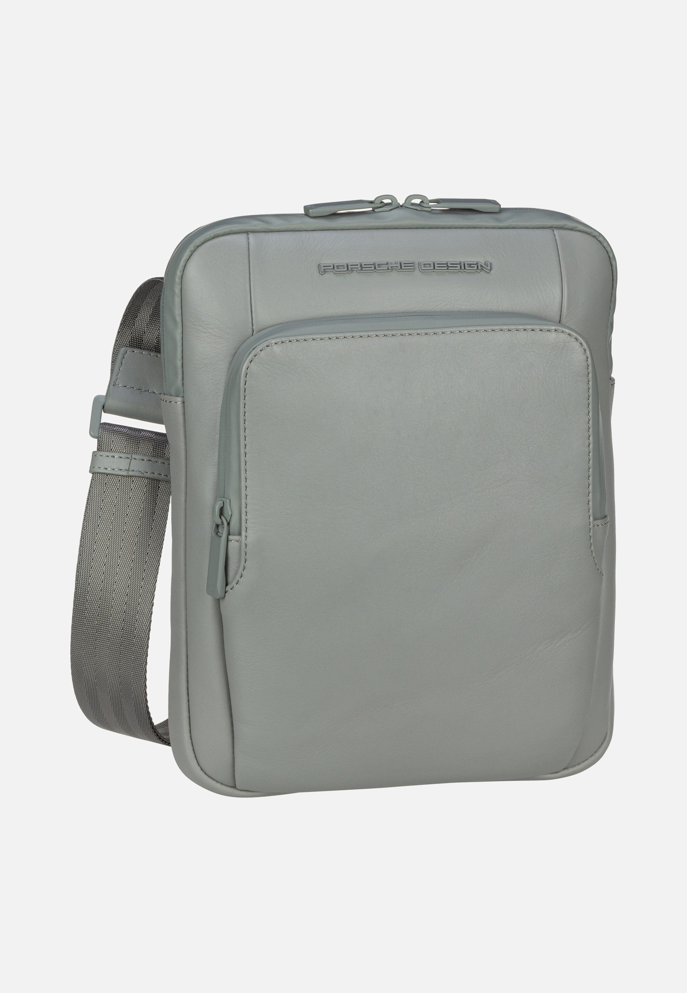 Porsche Design - Roadster Leather S 1511 Gray - Crossbody Bag | Men-Image