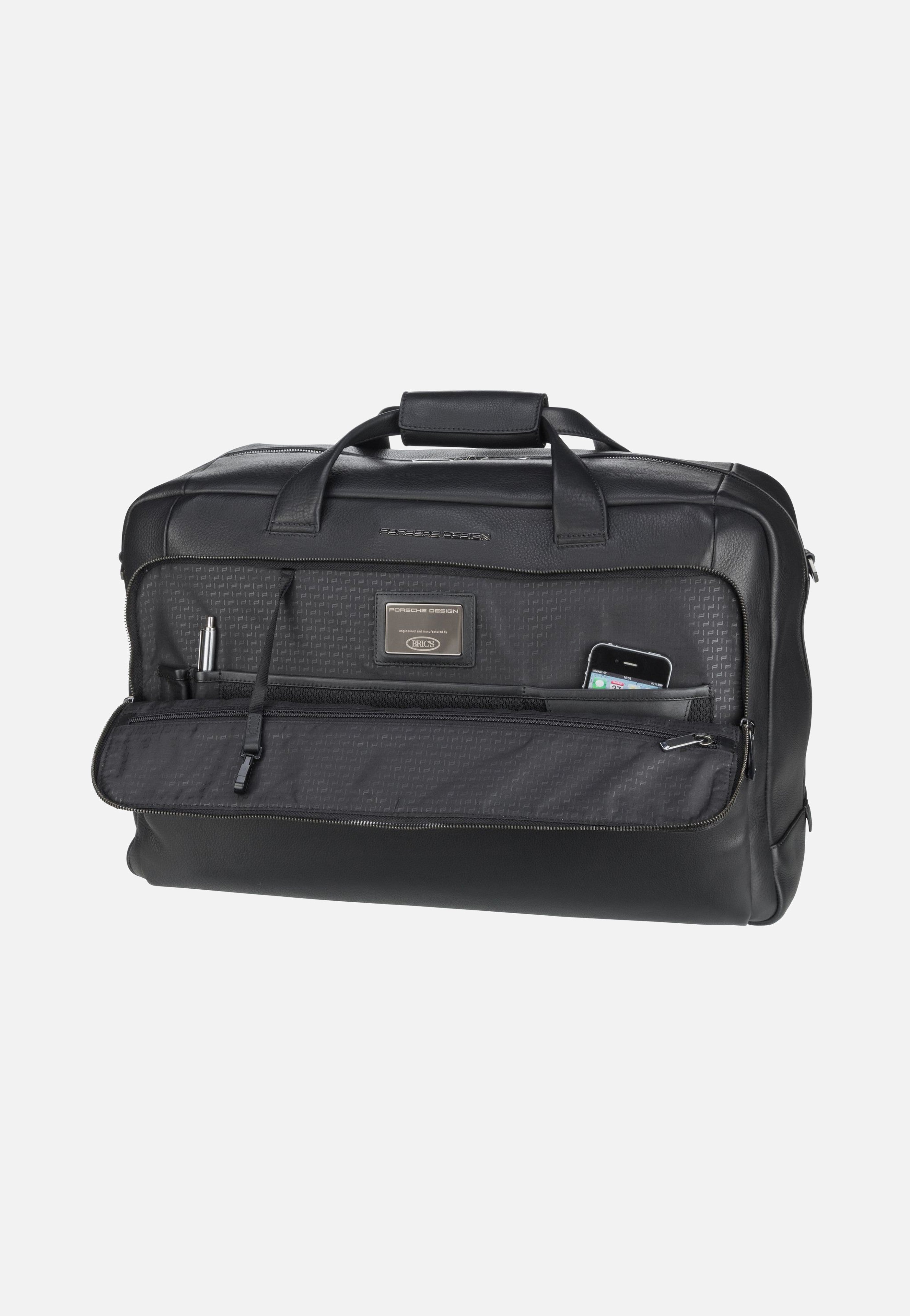 Porsche Design Roadster Leather 1001 Black - Weekender | Sakoi