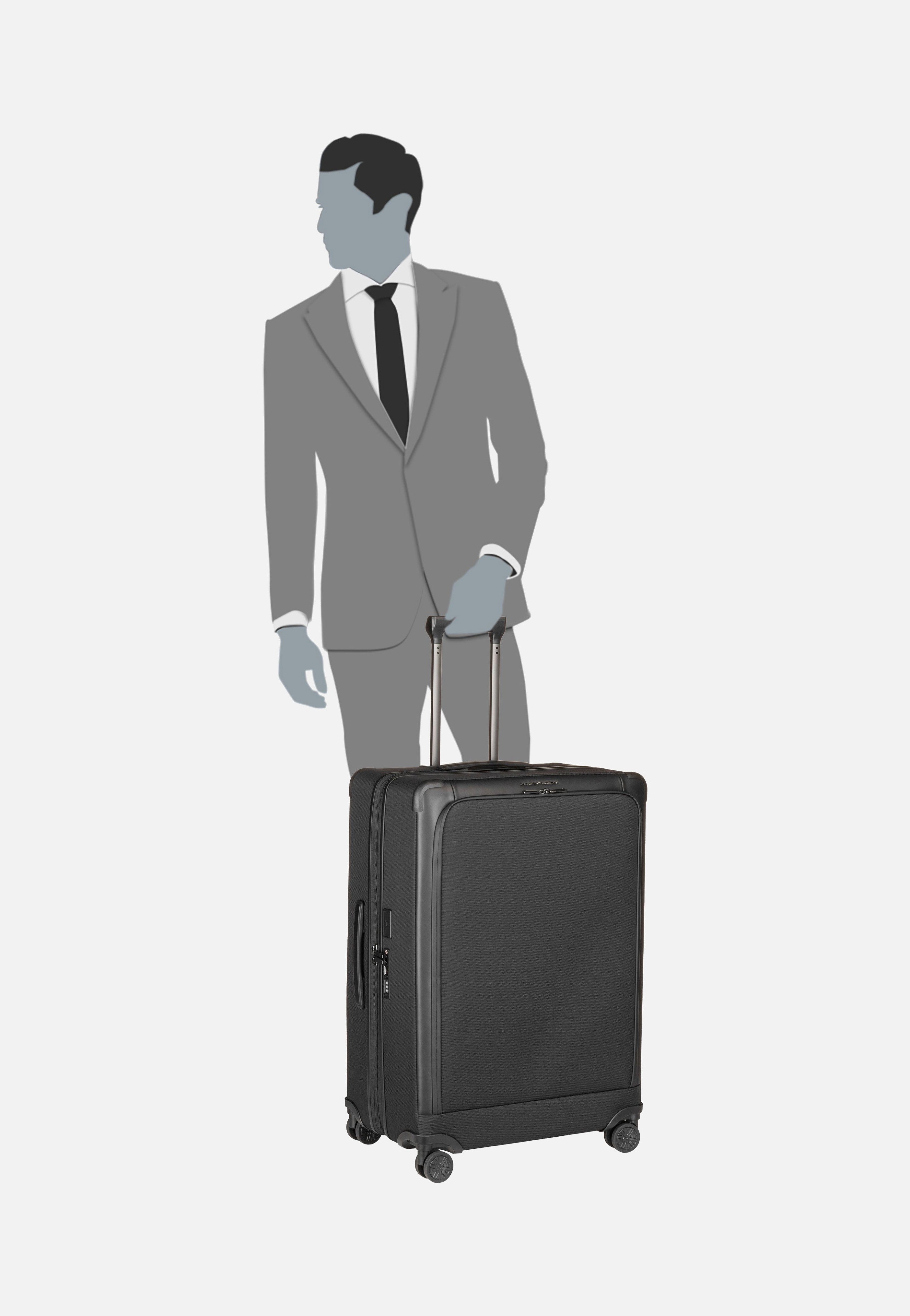 Porsche Design - Roadster Nylon 4W Trolley L Exp Black - Suitcase | Neutral-Image