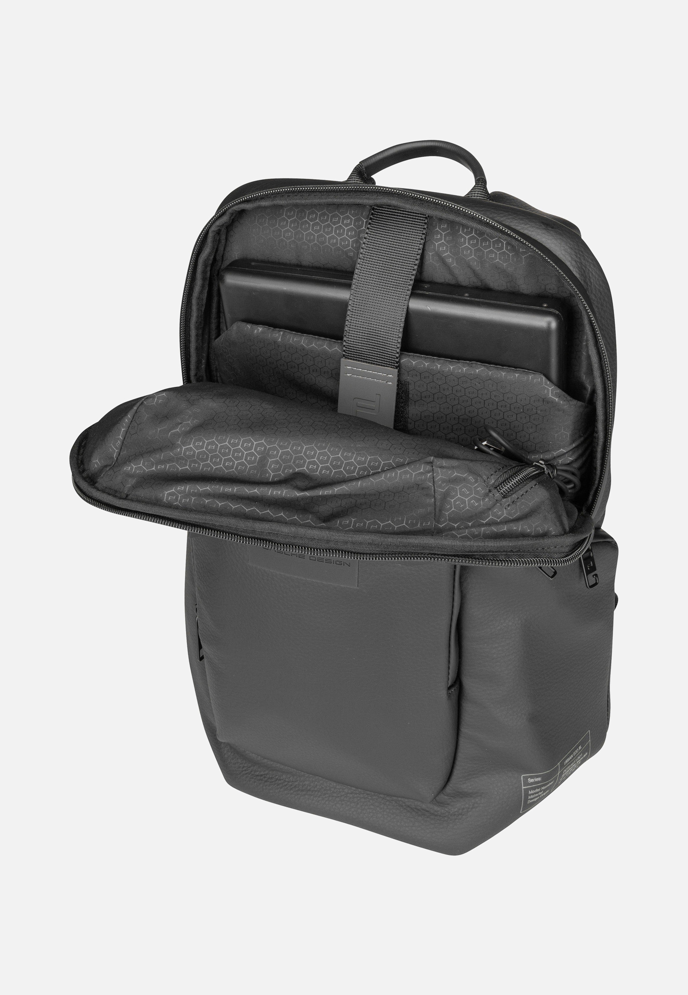 Porsche Design - Urban Eco Leather S Black - Backpack | Men-Image