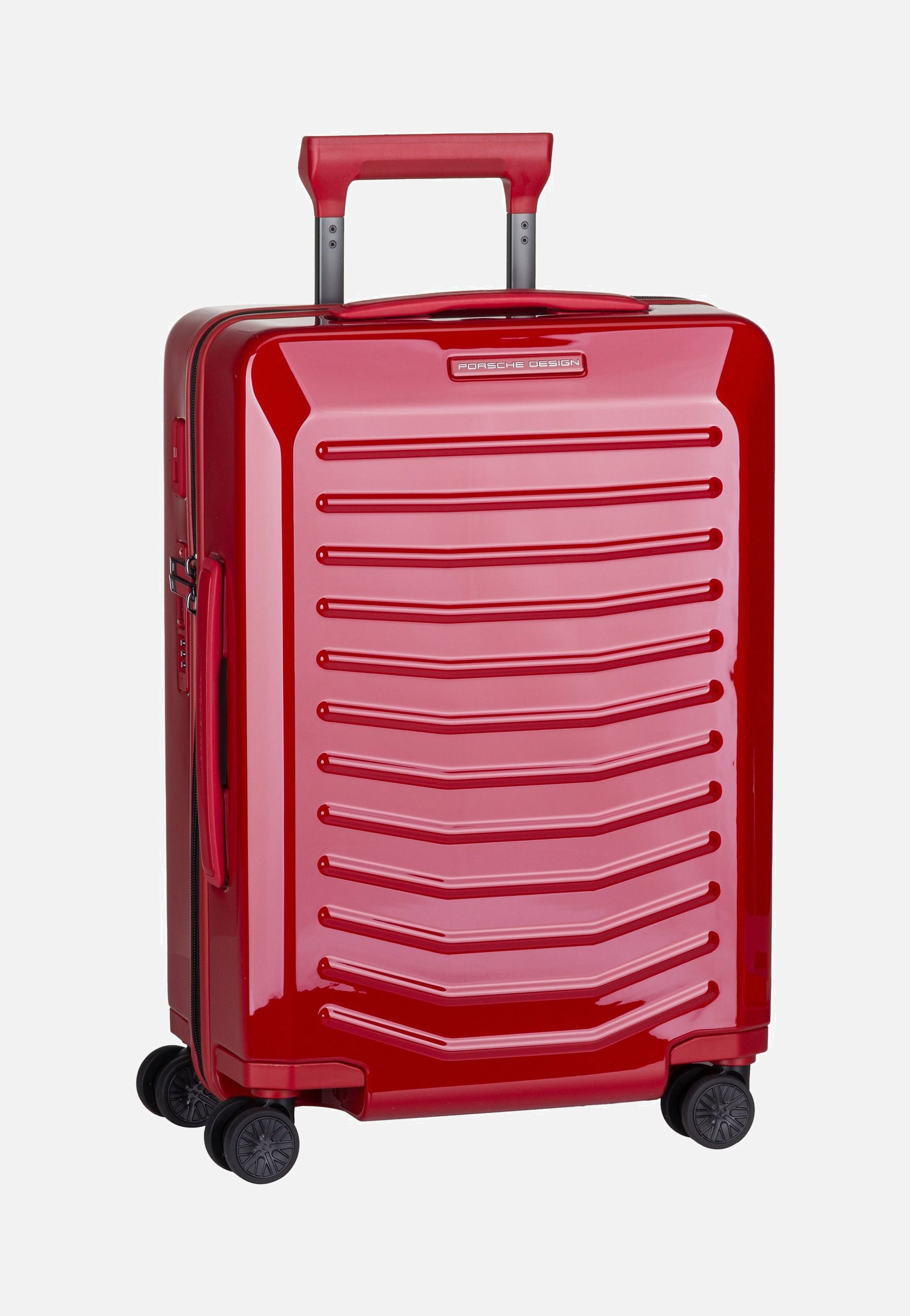 Porsche Design Roadster 4W Trolley S Carmine Red - Suitcase | Sakoi