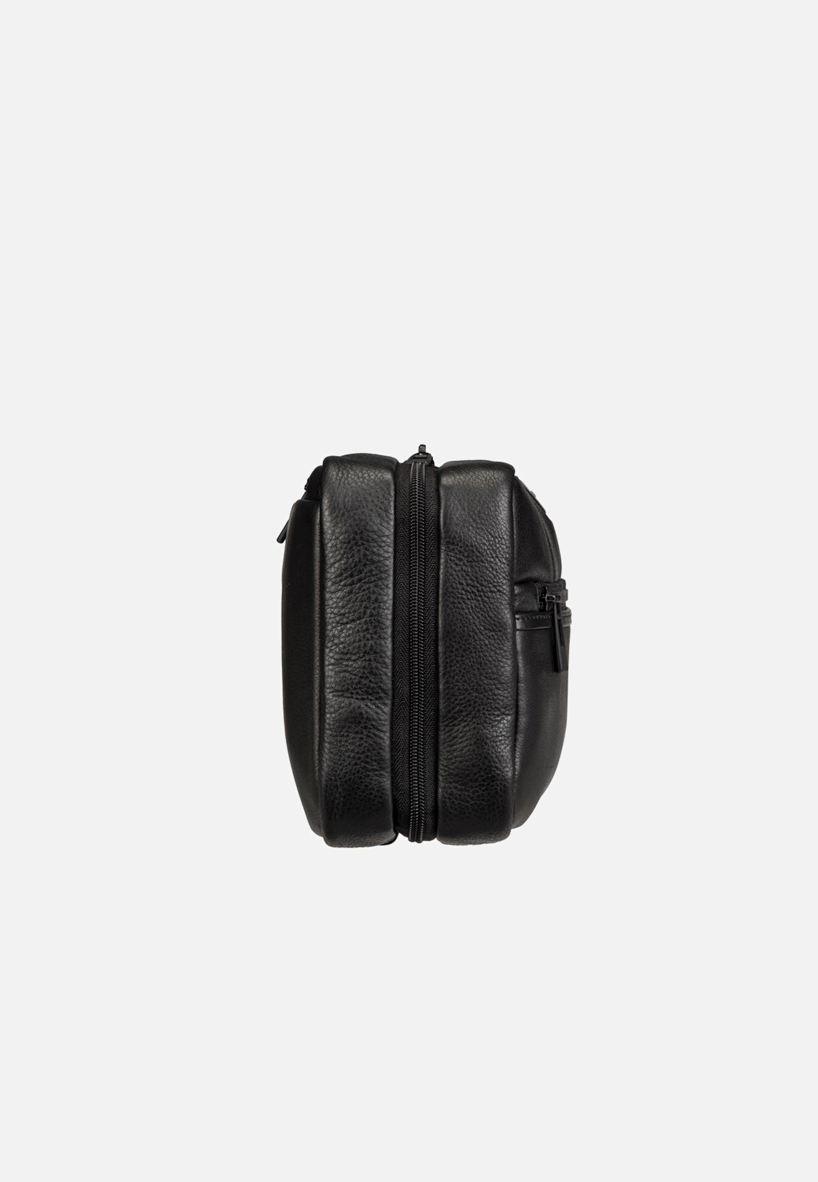 Porsche Design - Roadster Leather Evo Washbag Black - Toiletry Bag | Men-Image