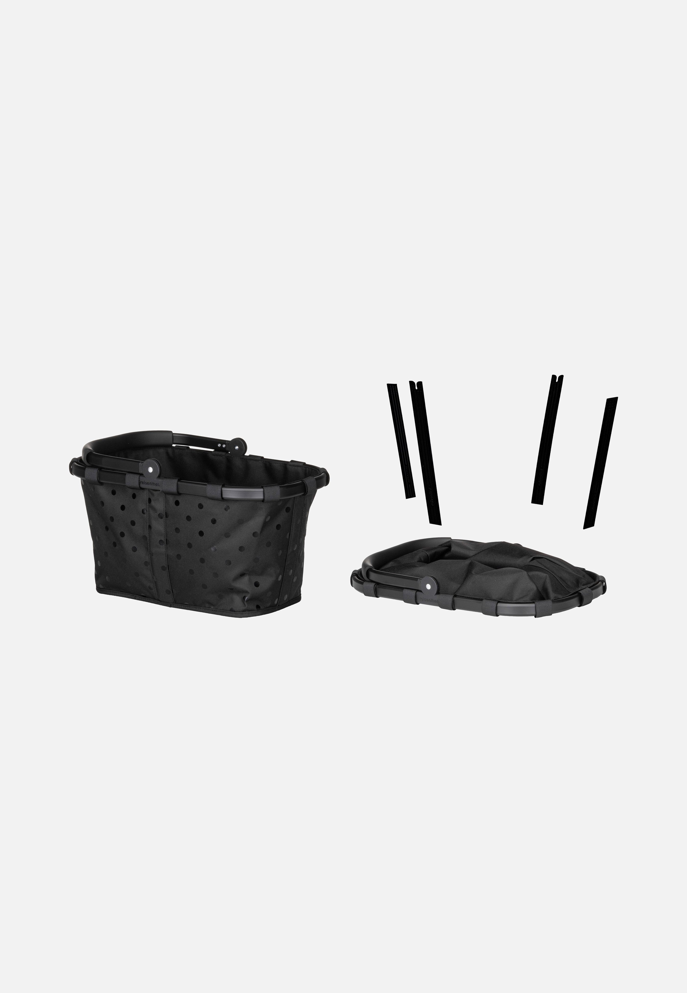 reisenthel - carrybag frame Glossy Dots Black - Shopping Basket | Neutral-Image