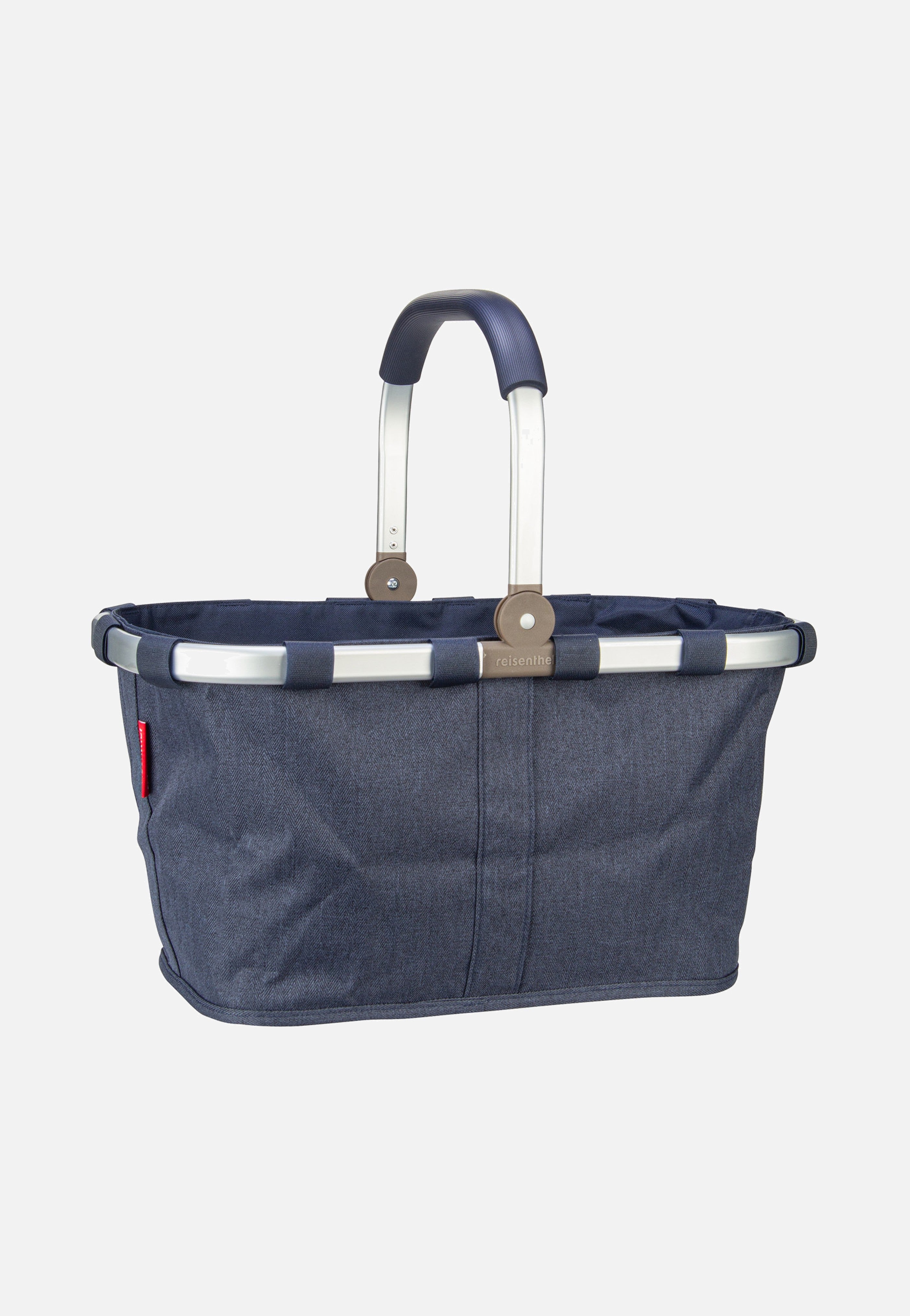 reisenthel - carrybag frame Herringbone Dark Blue - Shopping Basket | Neutral-Image
