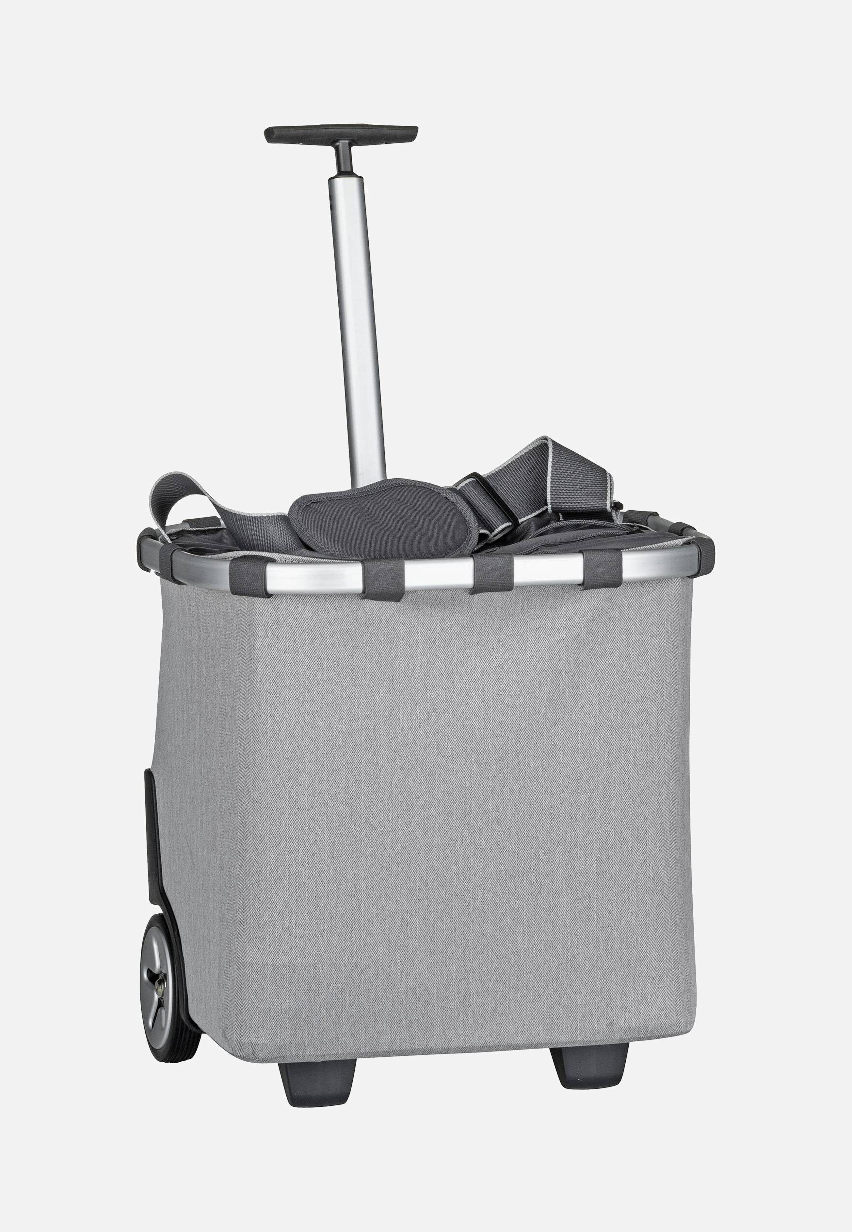 reisenthel carrycruiser Herringbone Grey Shopping Trolley