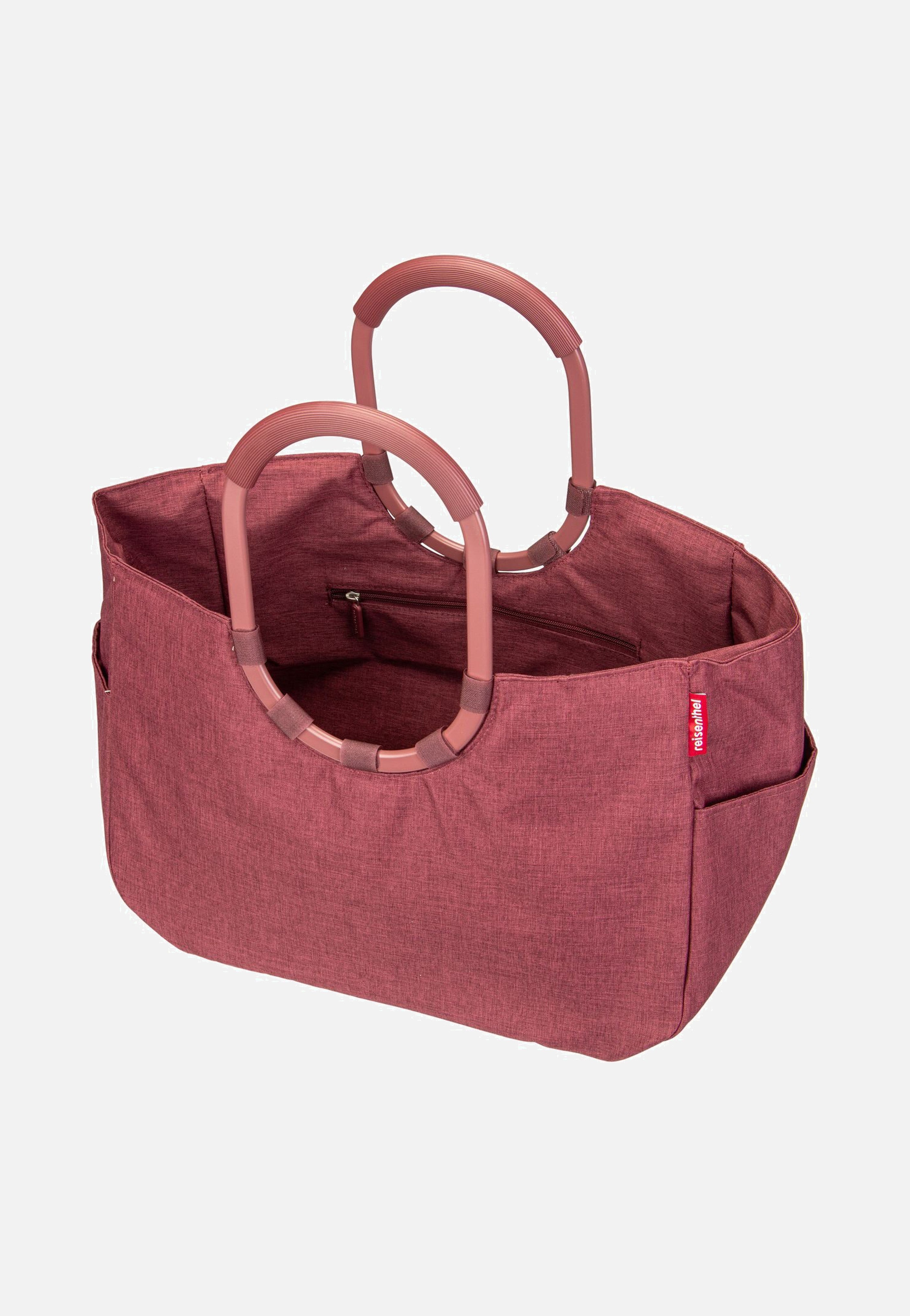 reisenthel loopshopper L Twist Maroon Shopping Basket