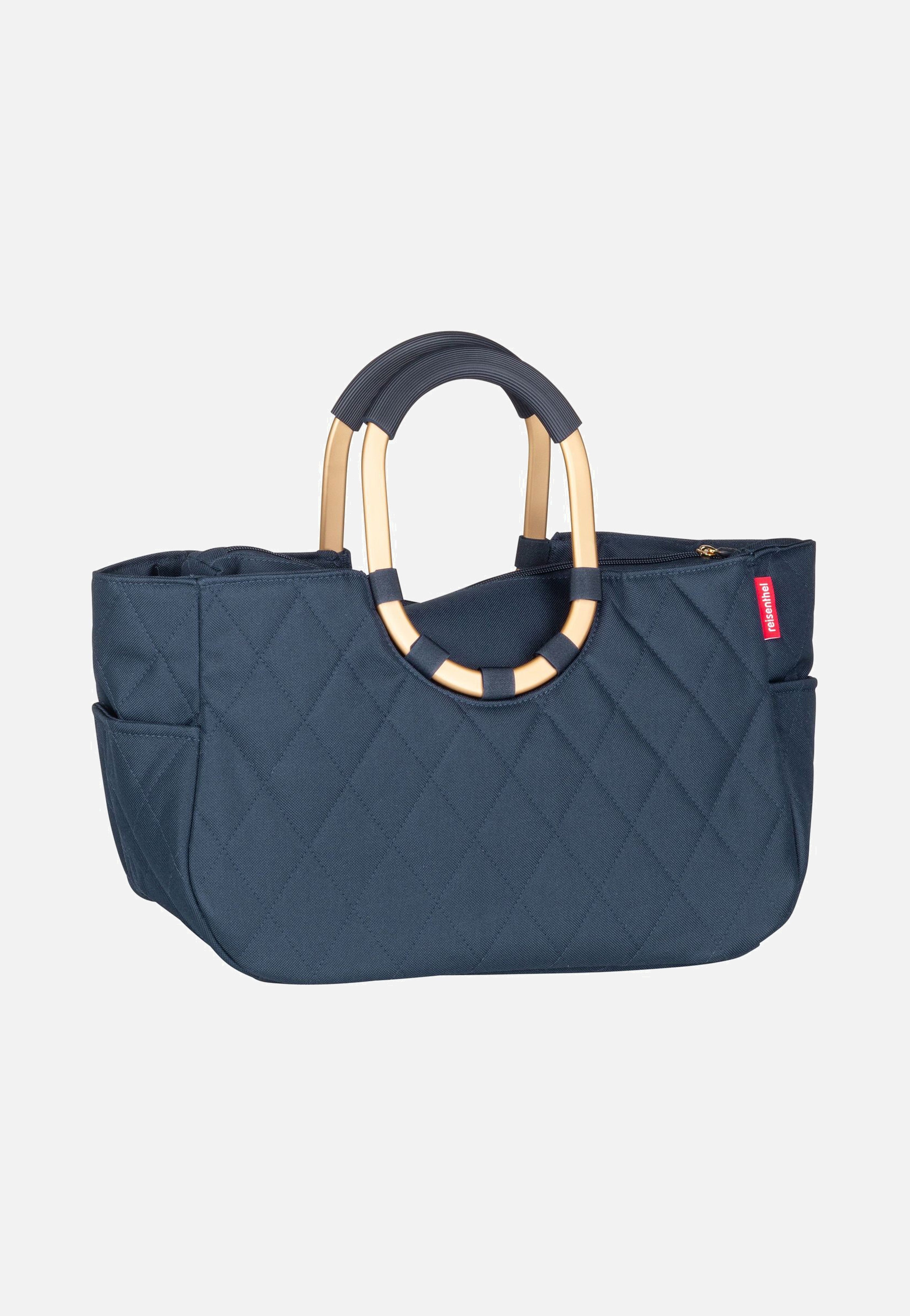 reisenthel - loopshopper M frame Frame Rhombus Midnight Gold - Shopping Basket | Neutral-Image