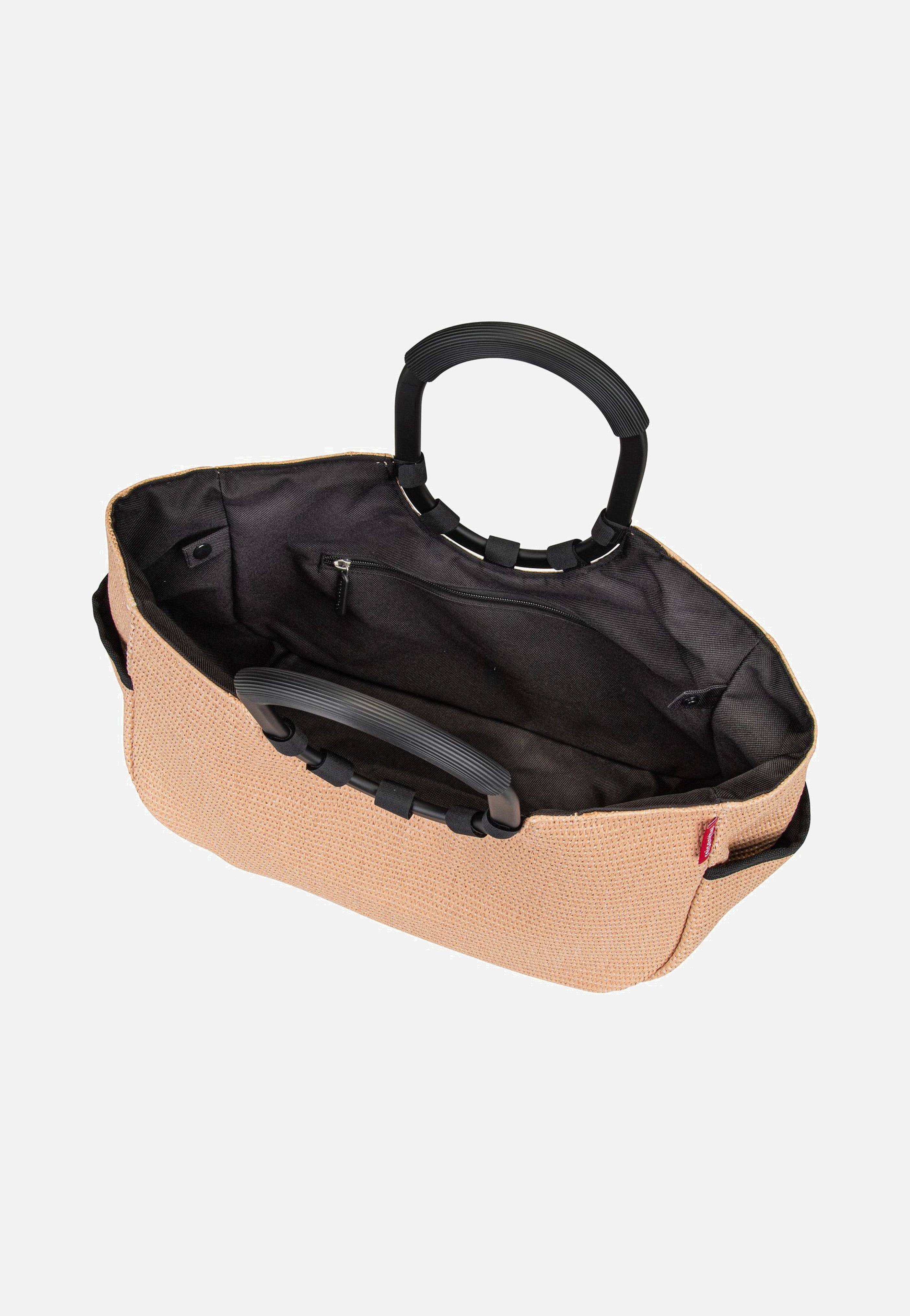 reisenthel - loopshopper M frame Raffia Black - Shopping Basket | Neutral-Image