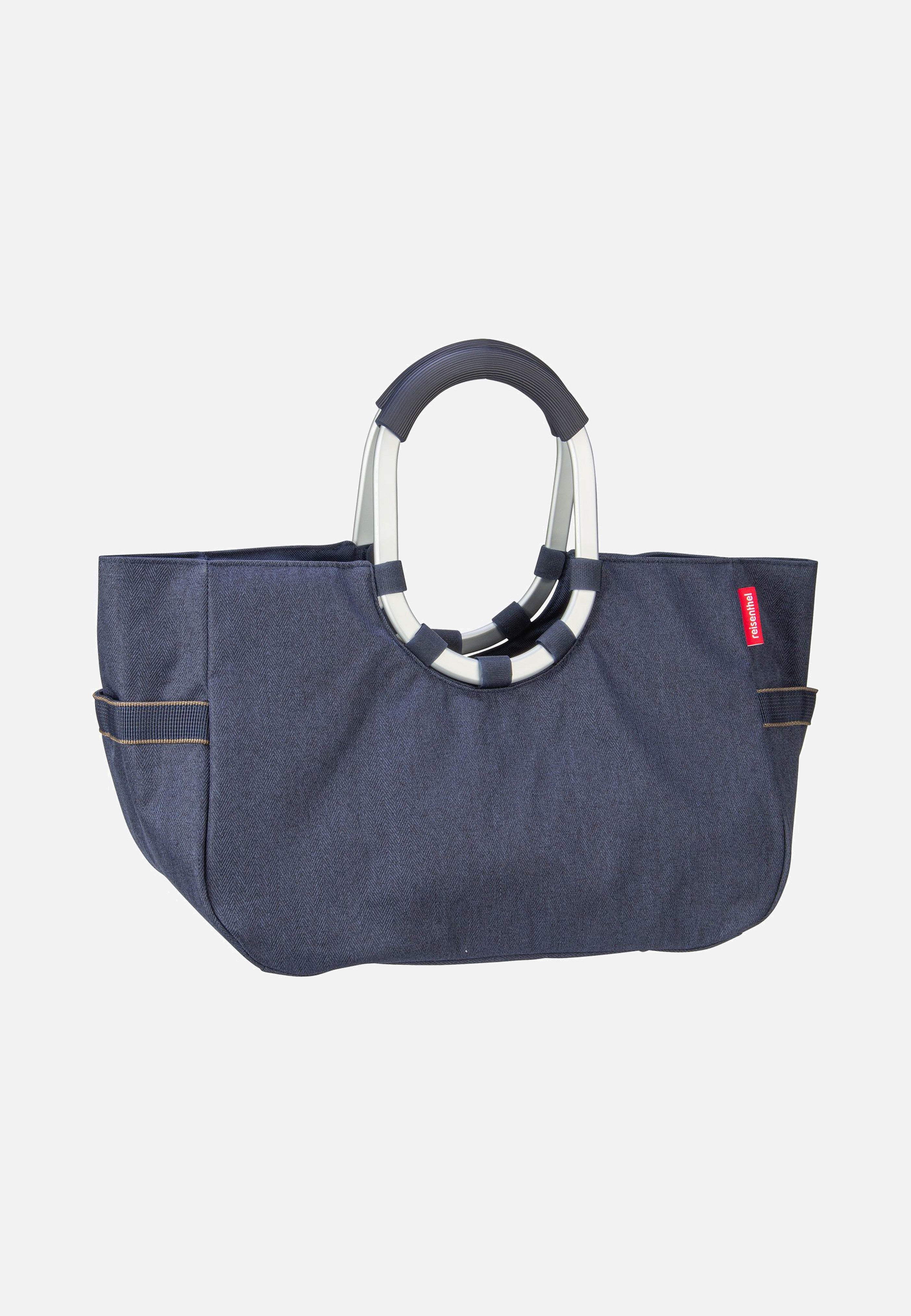 reisenthel - loopshopper M Herringbone Dark Blue - Shopping Basket | Women-Image
