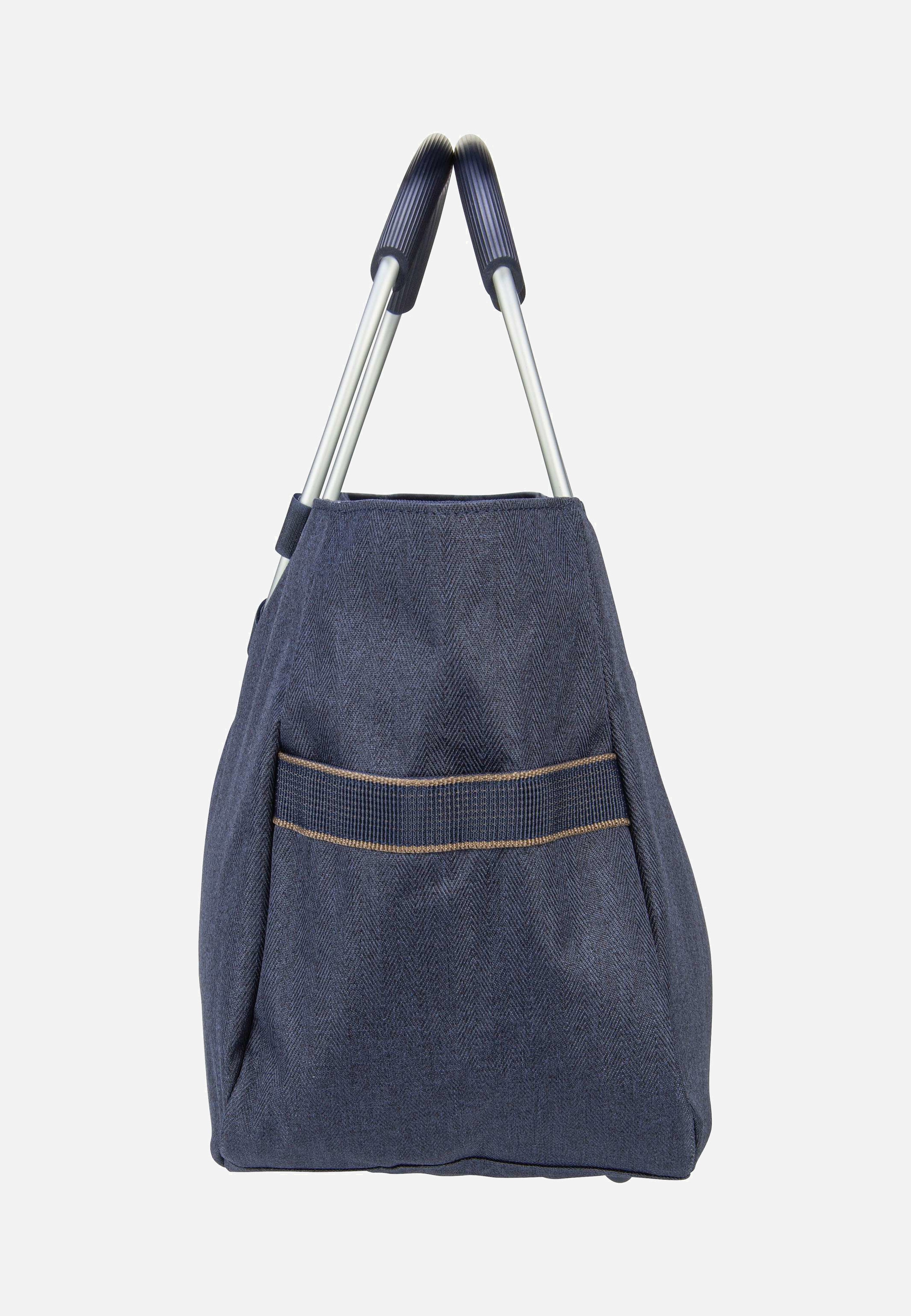 reisenthel - loopshopper M Herringbone Dark Blue - Shopping Basket | Women-Image