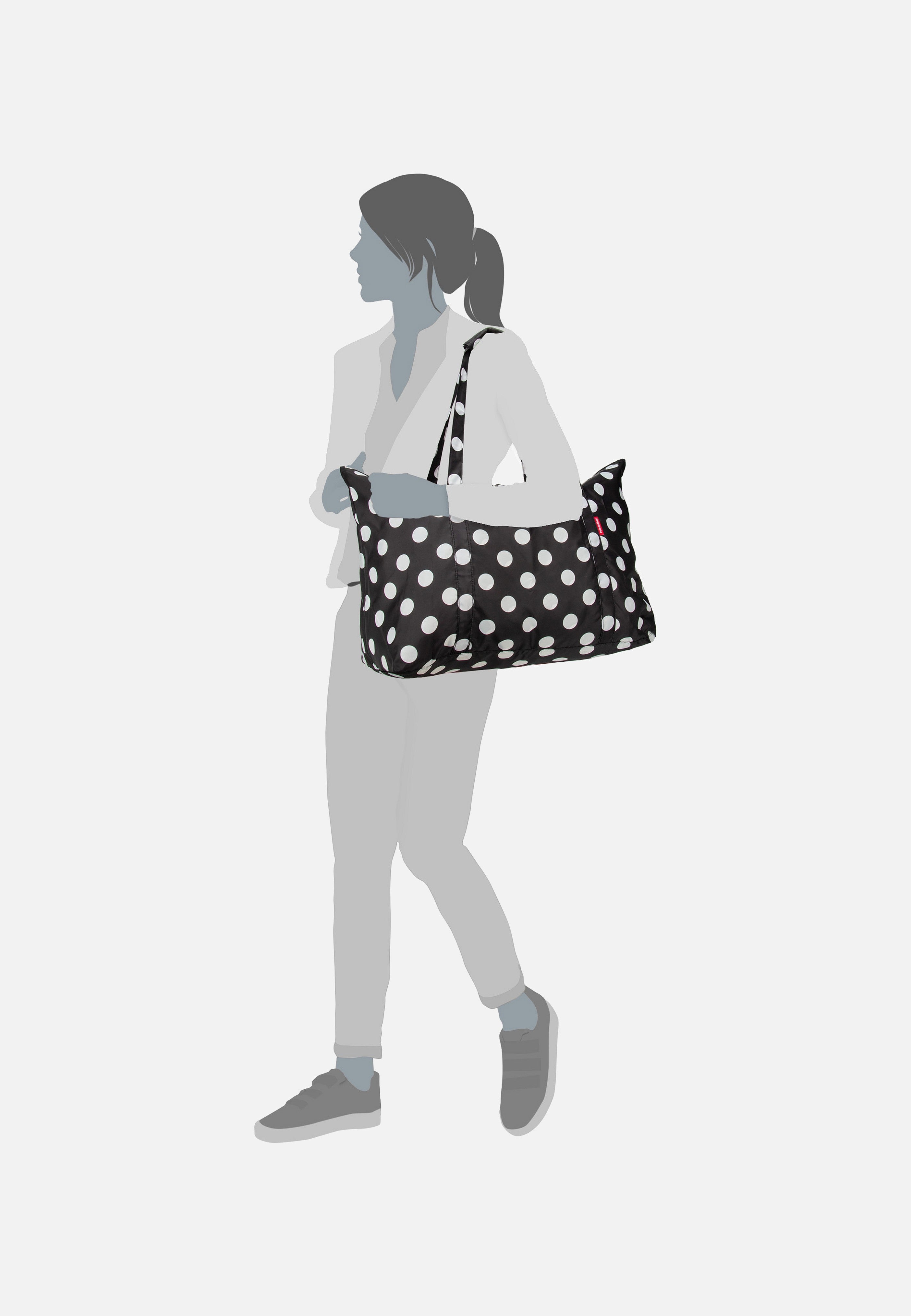 reisenthel - mini maxi travelbag Dots White - Shopping Bag | Neutral-Image