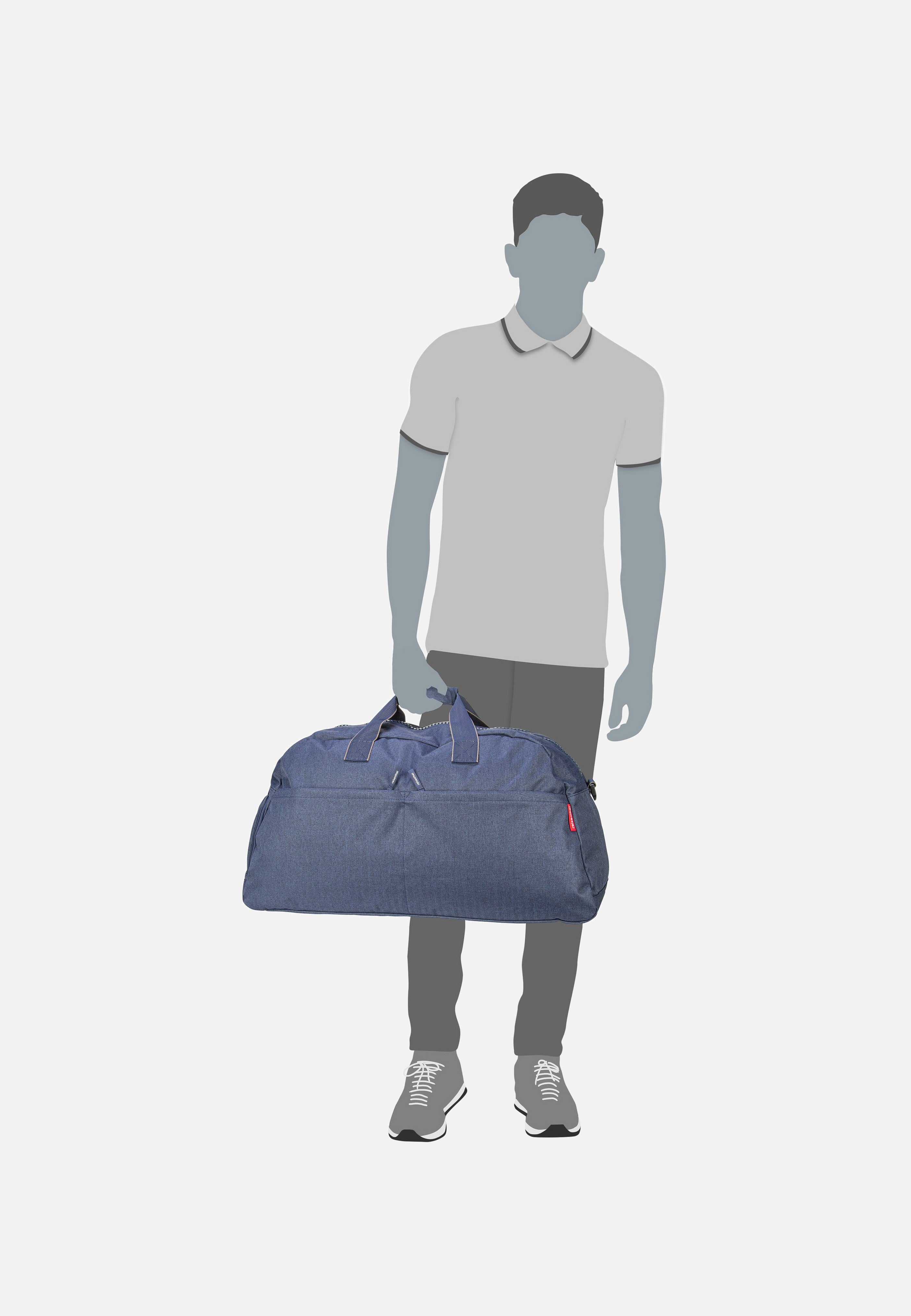 reisenthel - overnighter plus Herringbone Dark Blue - Weekender | Neutral-Image