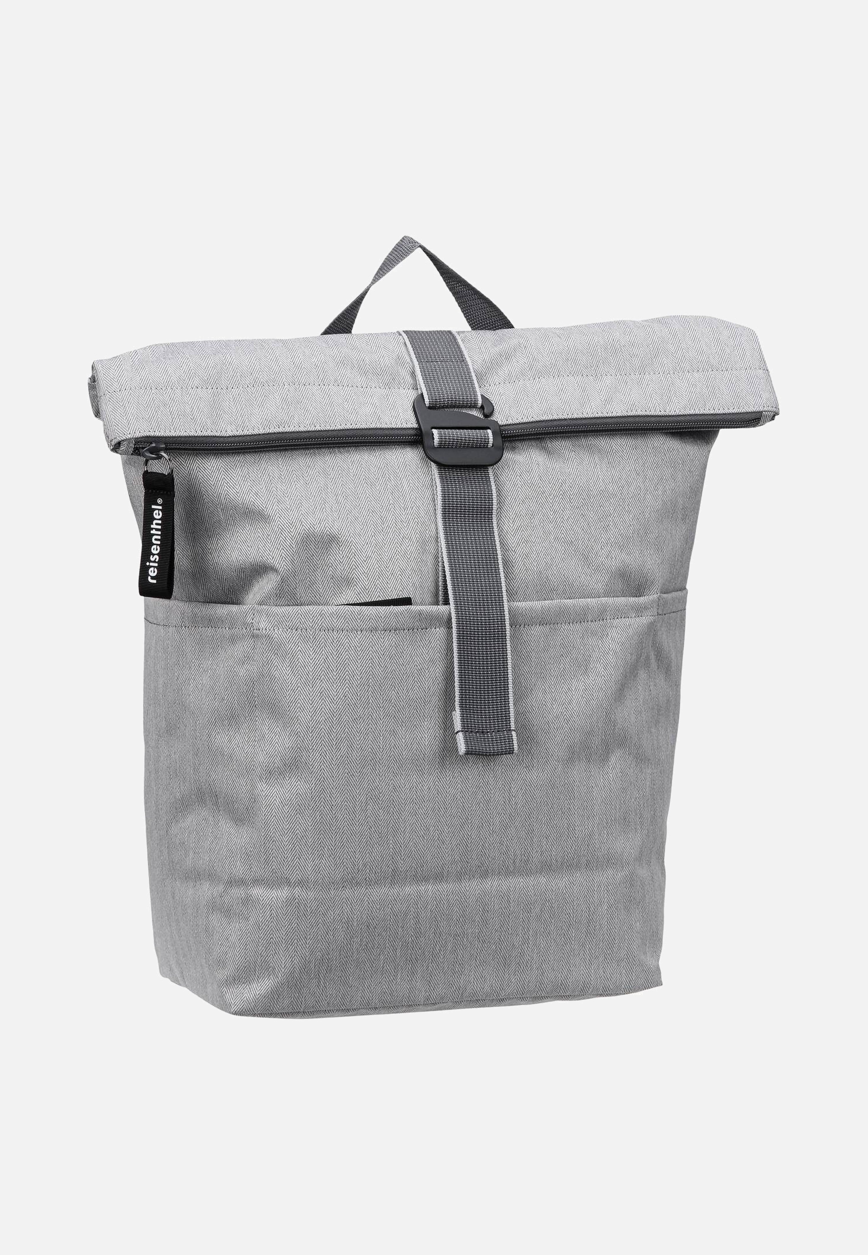 reisenthel - rolltop Herringbone Grey - Rolltop Backpack | Neutral-Image