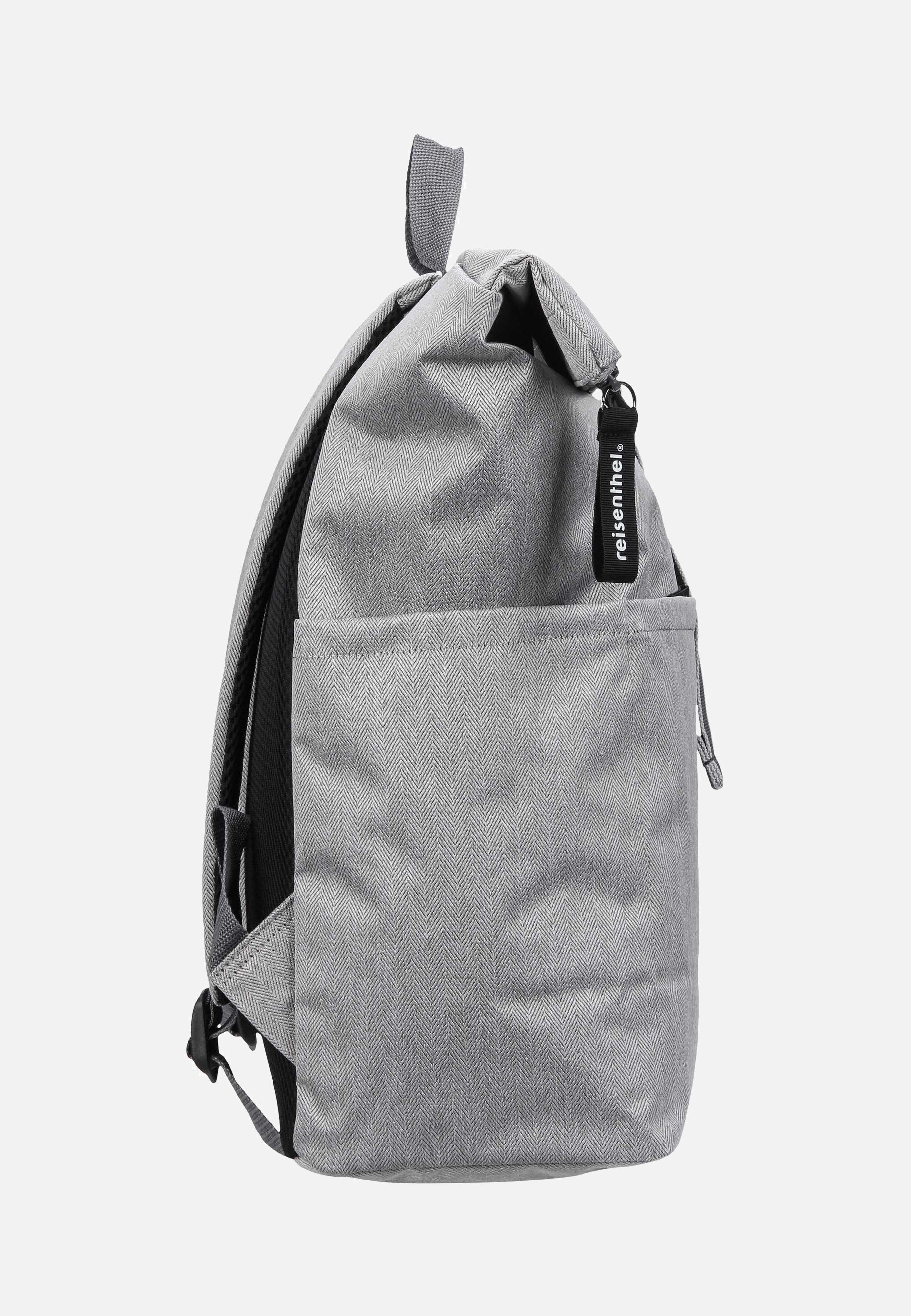 reisenthel - rolltop Herringbone Grey - Rolltop Backpack | Neutral-Image