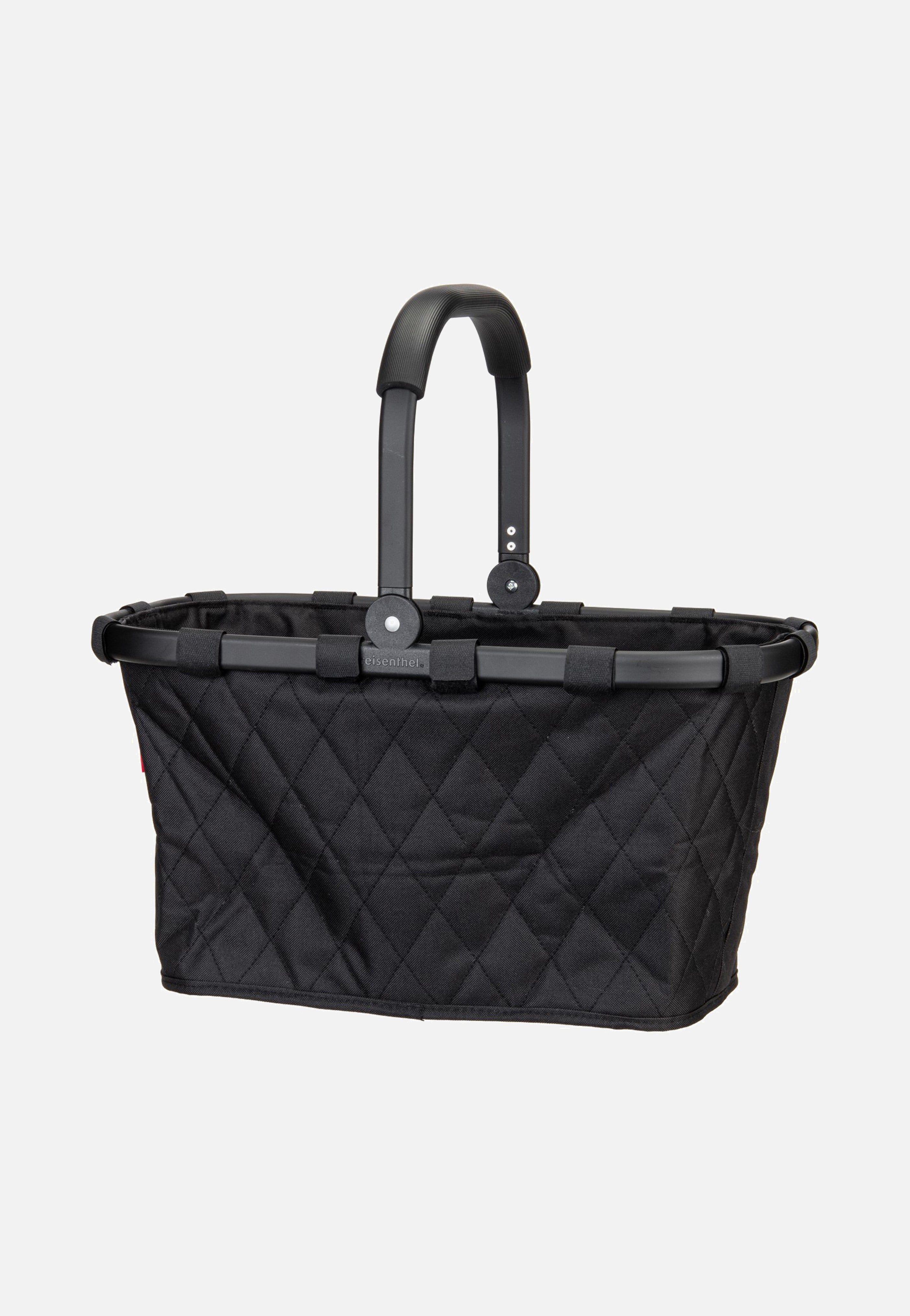 reisenthel Carrybag Rhombus Black Shopping Basket