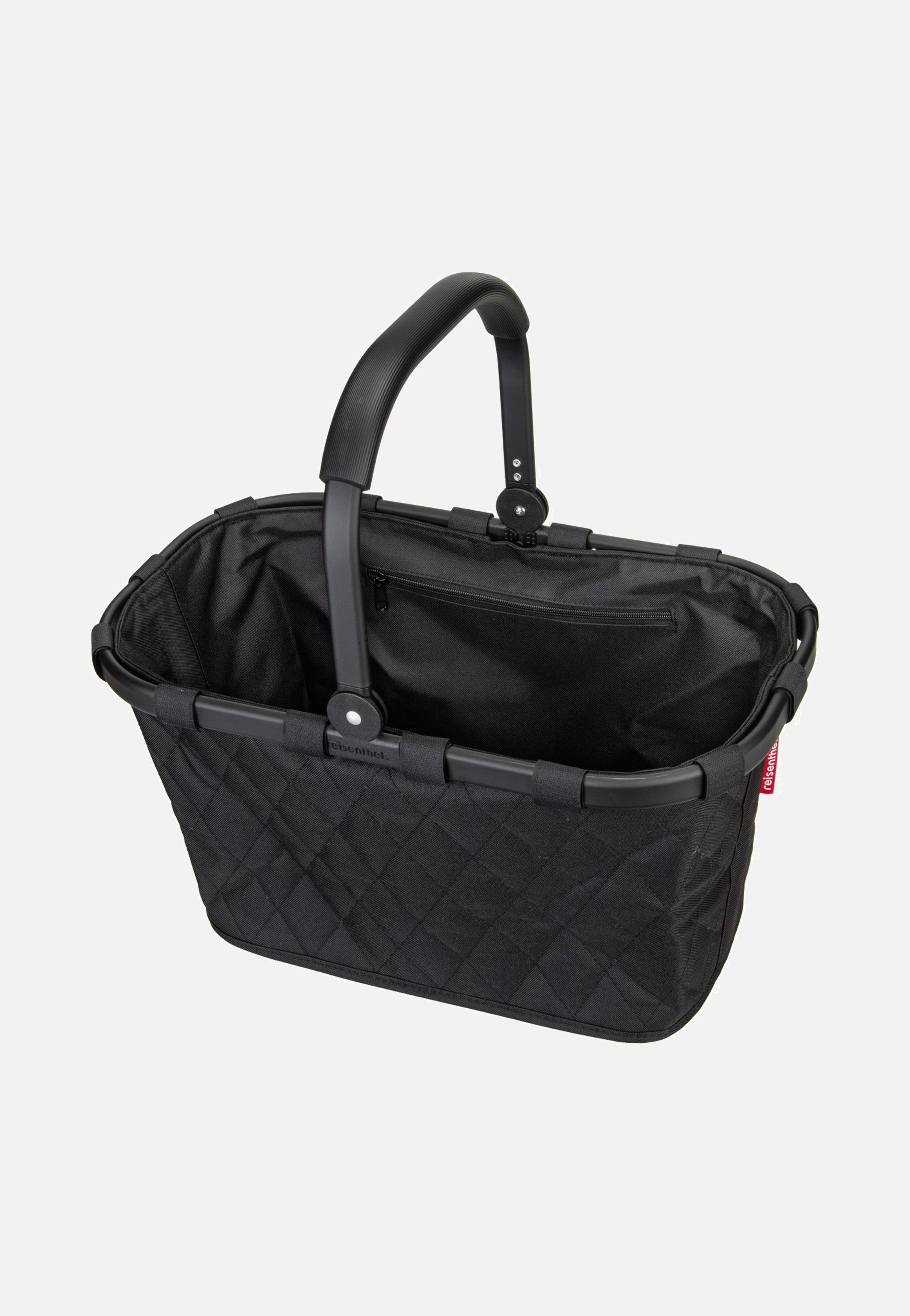 reisenthel Carrybag Rhombus Black Shopping Basket
